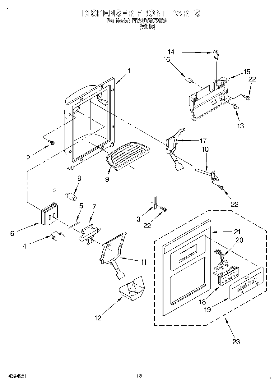 09 - DISPENSER FRONT
