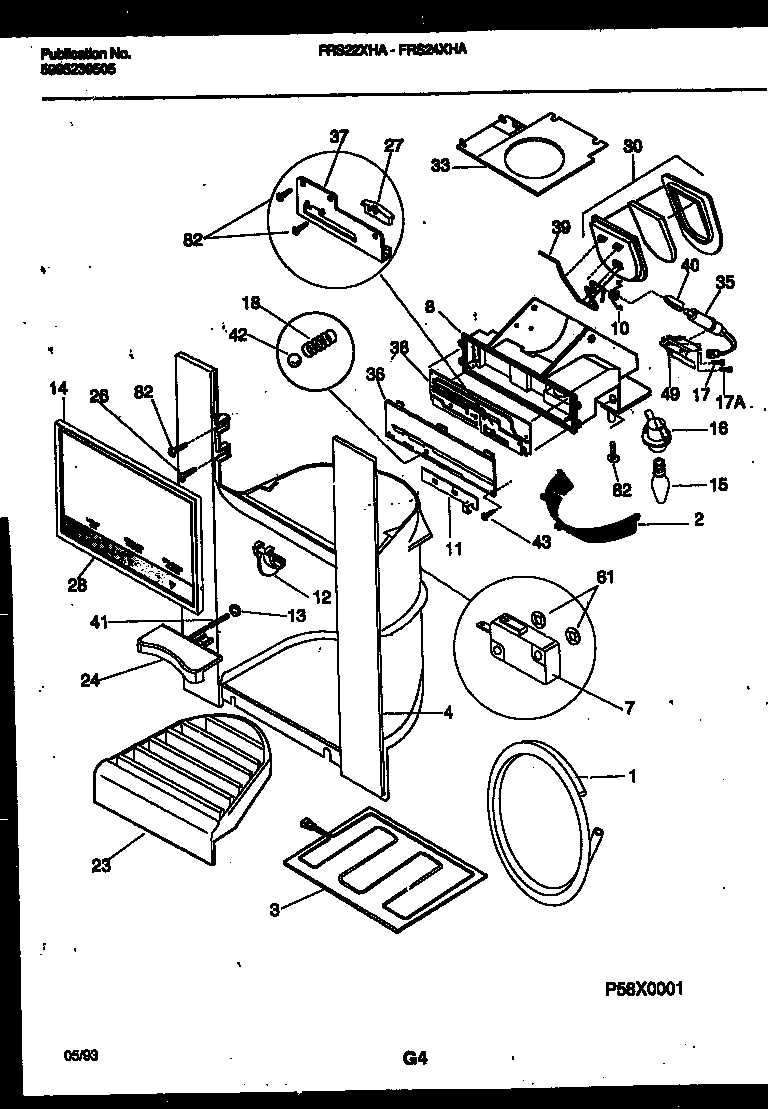10 - ICE DOOR, DISPENSER AND WATER TANKS