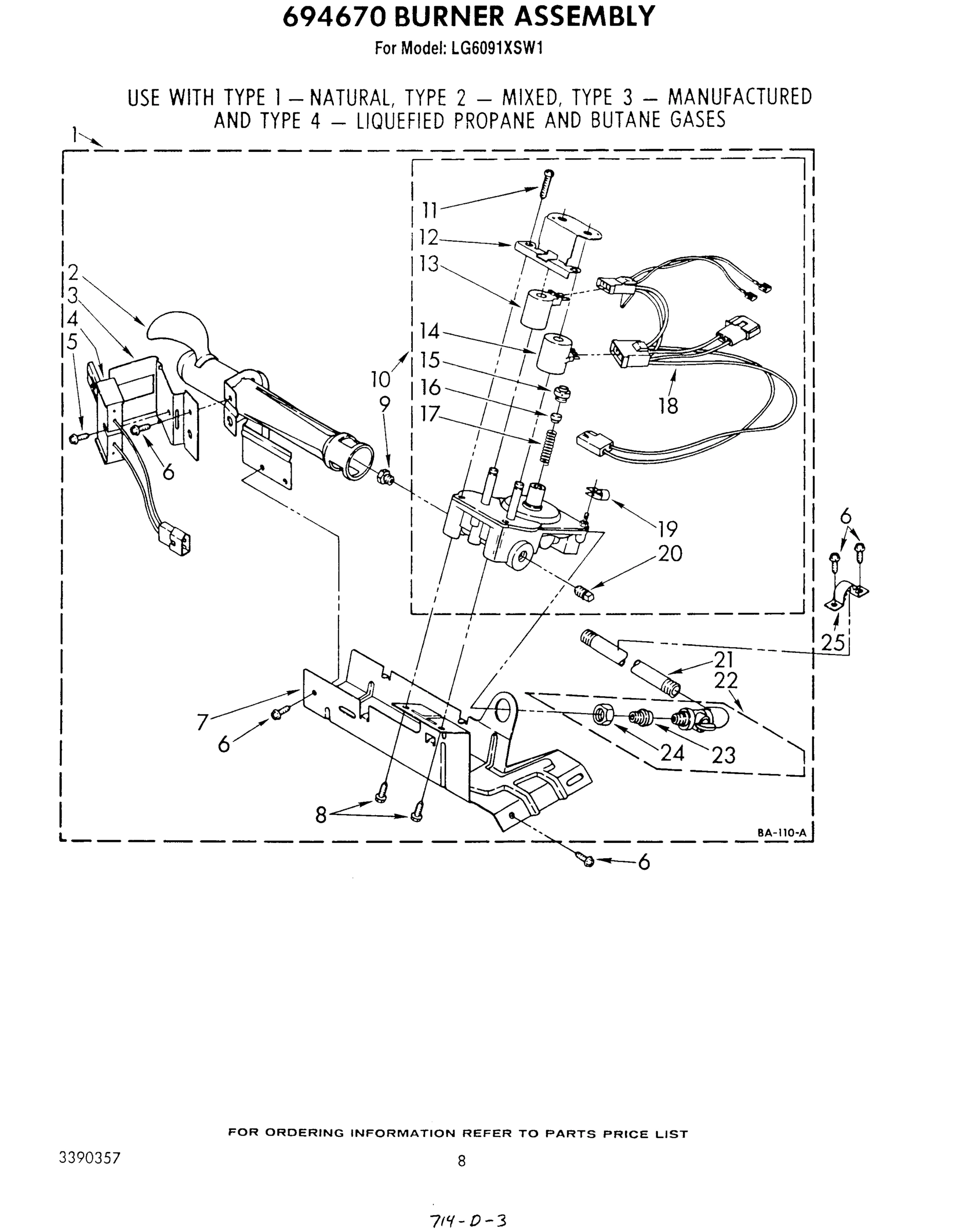05 - 694670 BURNER