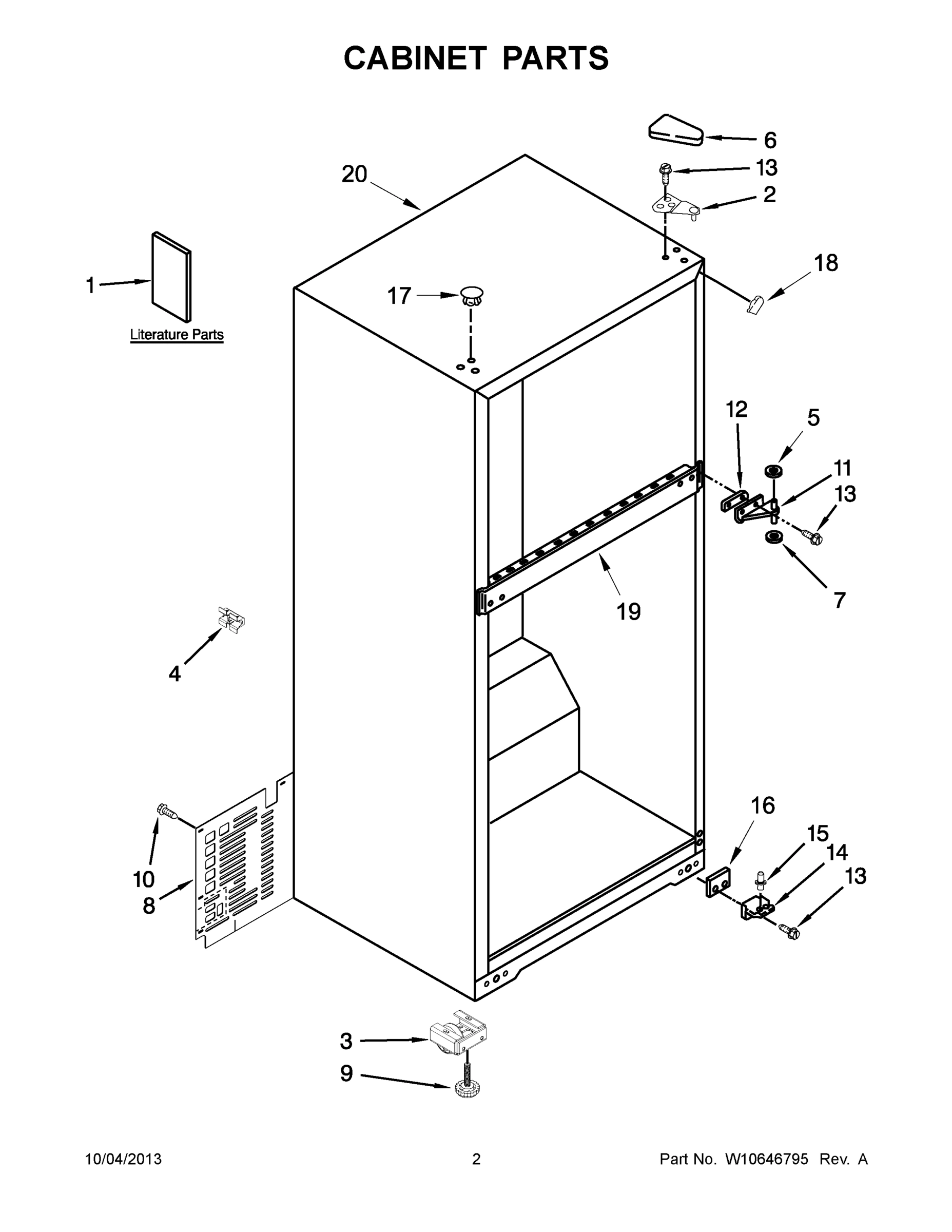 02 - CABINET PARTS