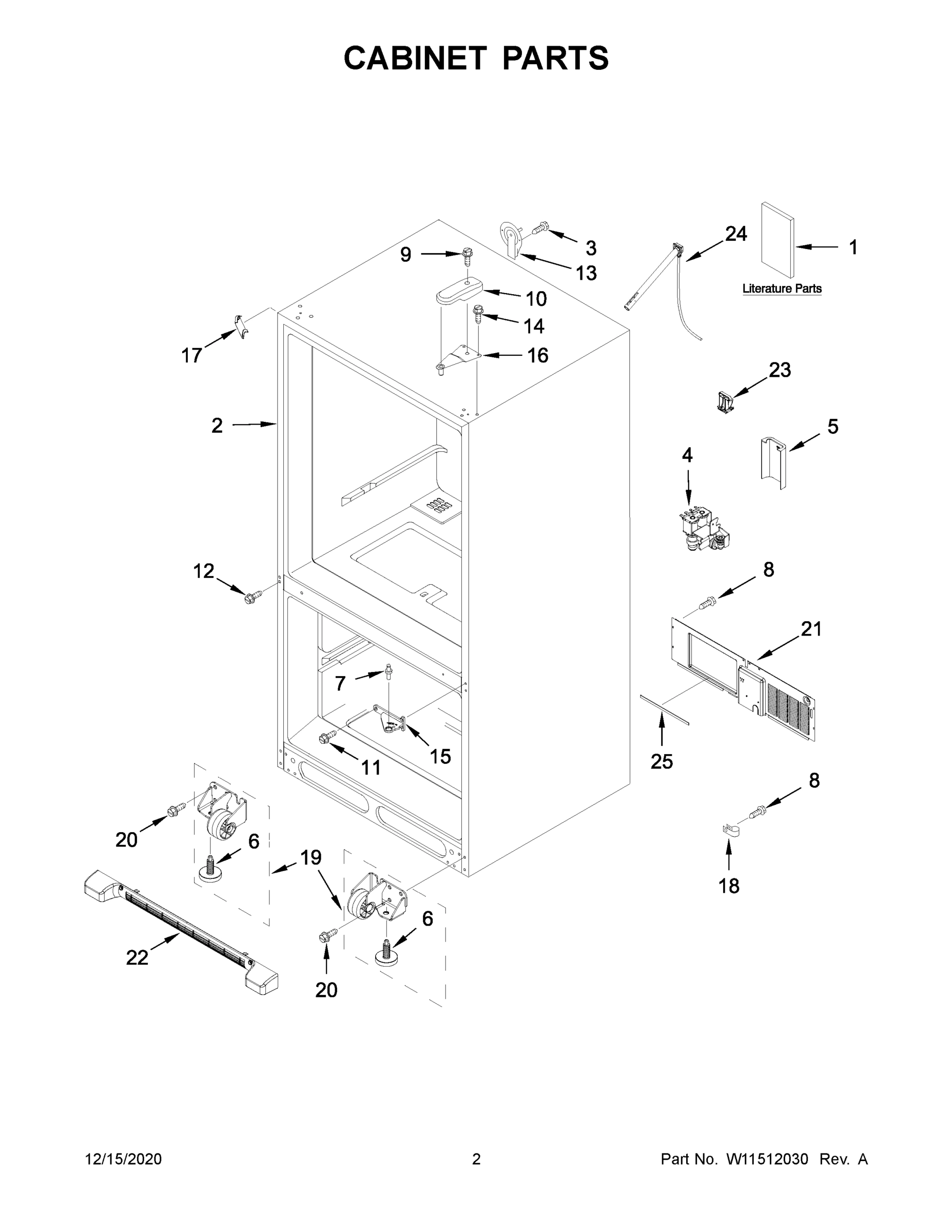 02 - CABINET PARTS
