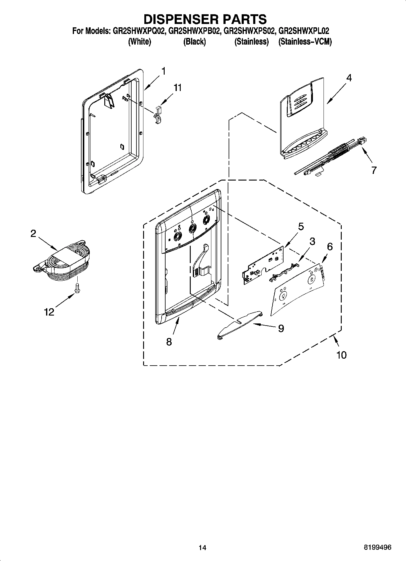 08 - DISPENSER PARTS, OPTIONAL PARTS