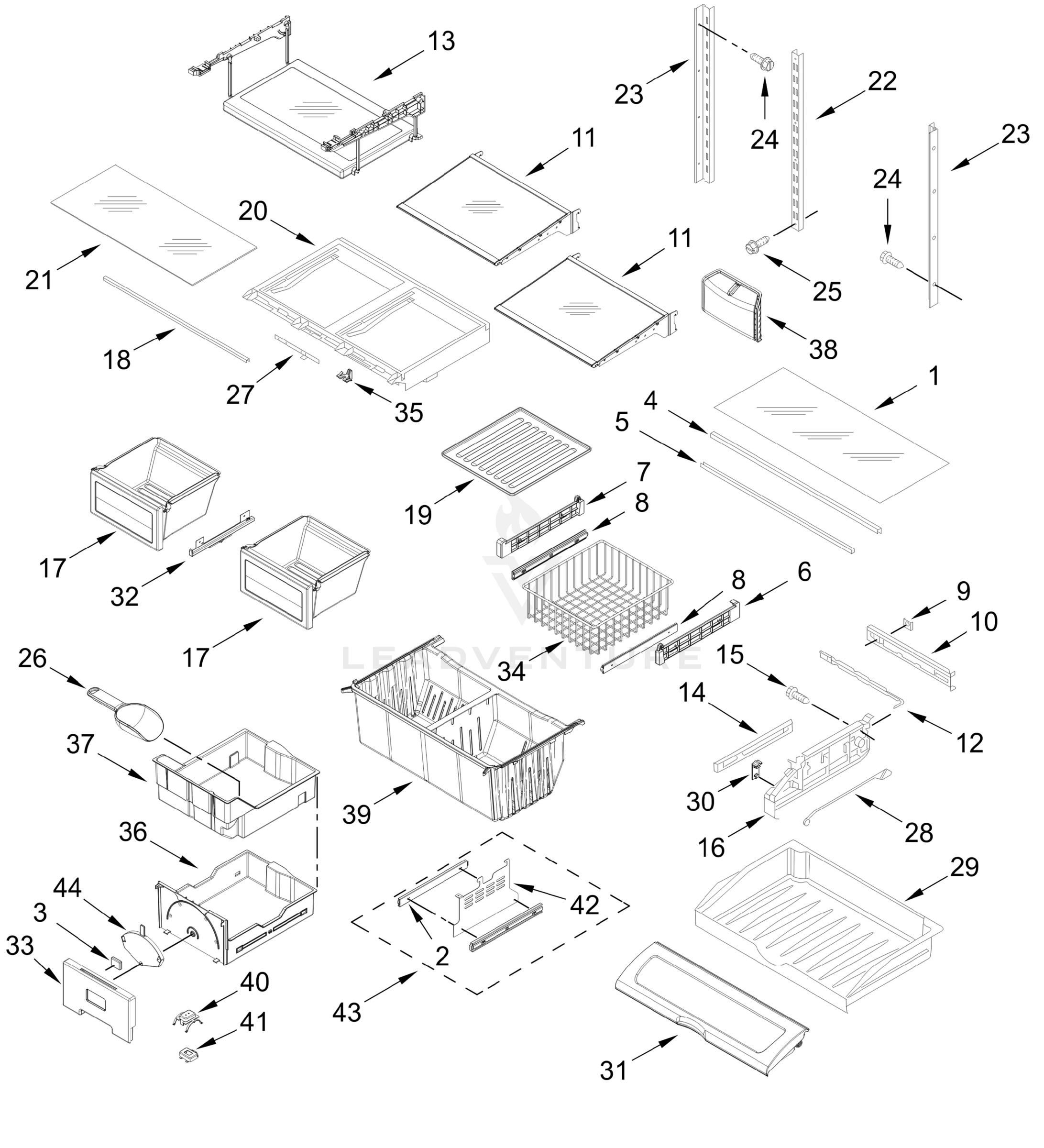 SHELF PARTS