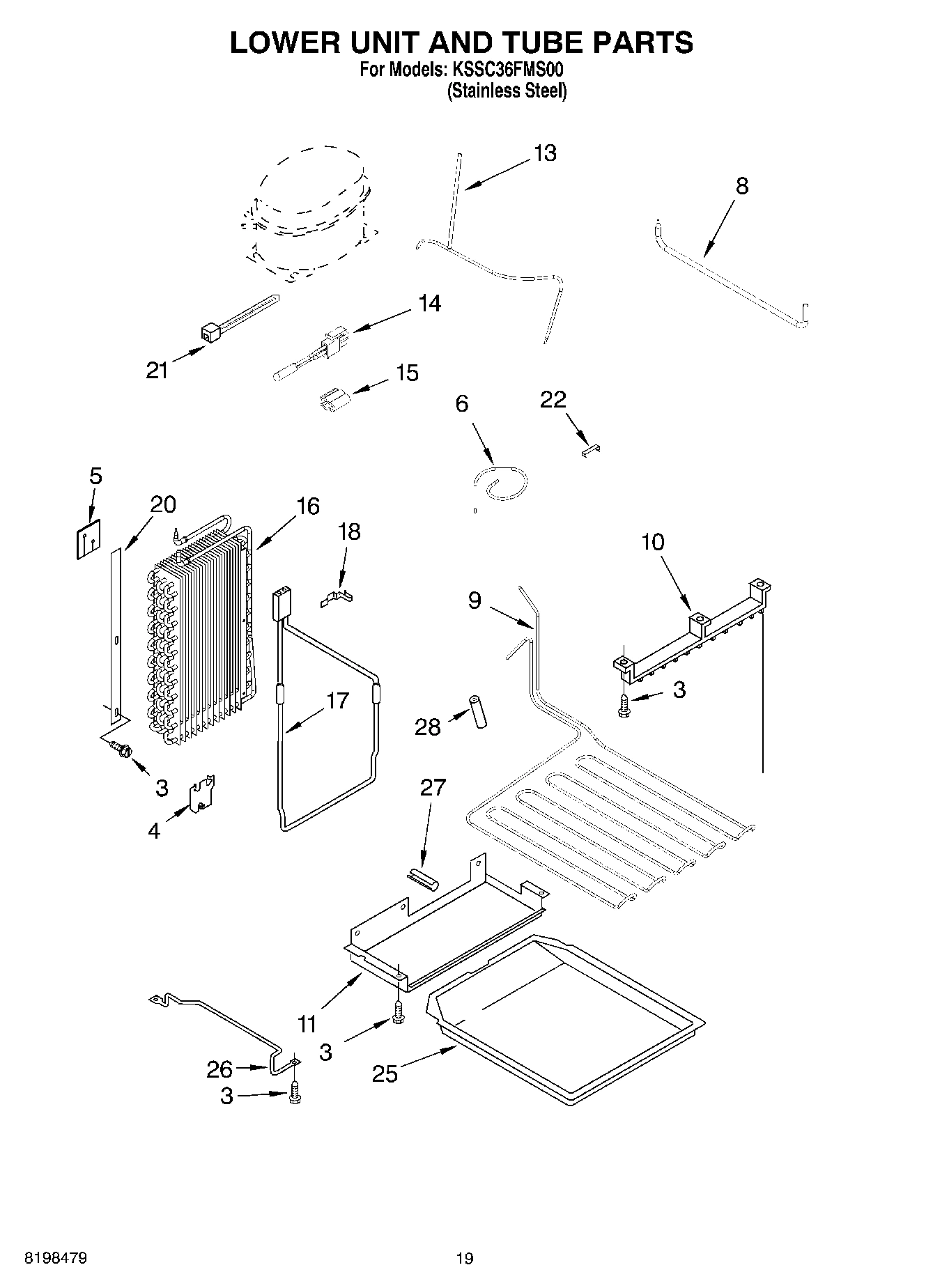 12 - LOWER UNIT AND TUBE PARTS