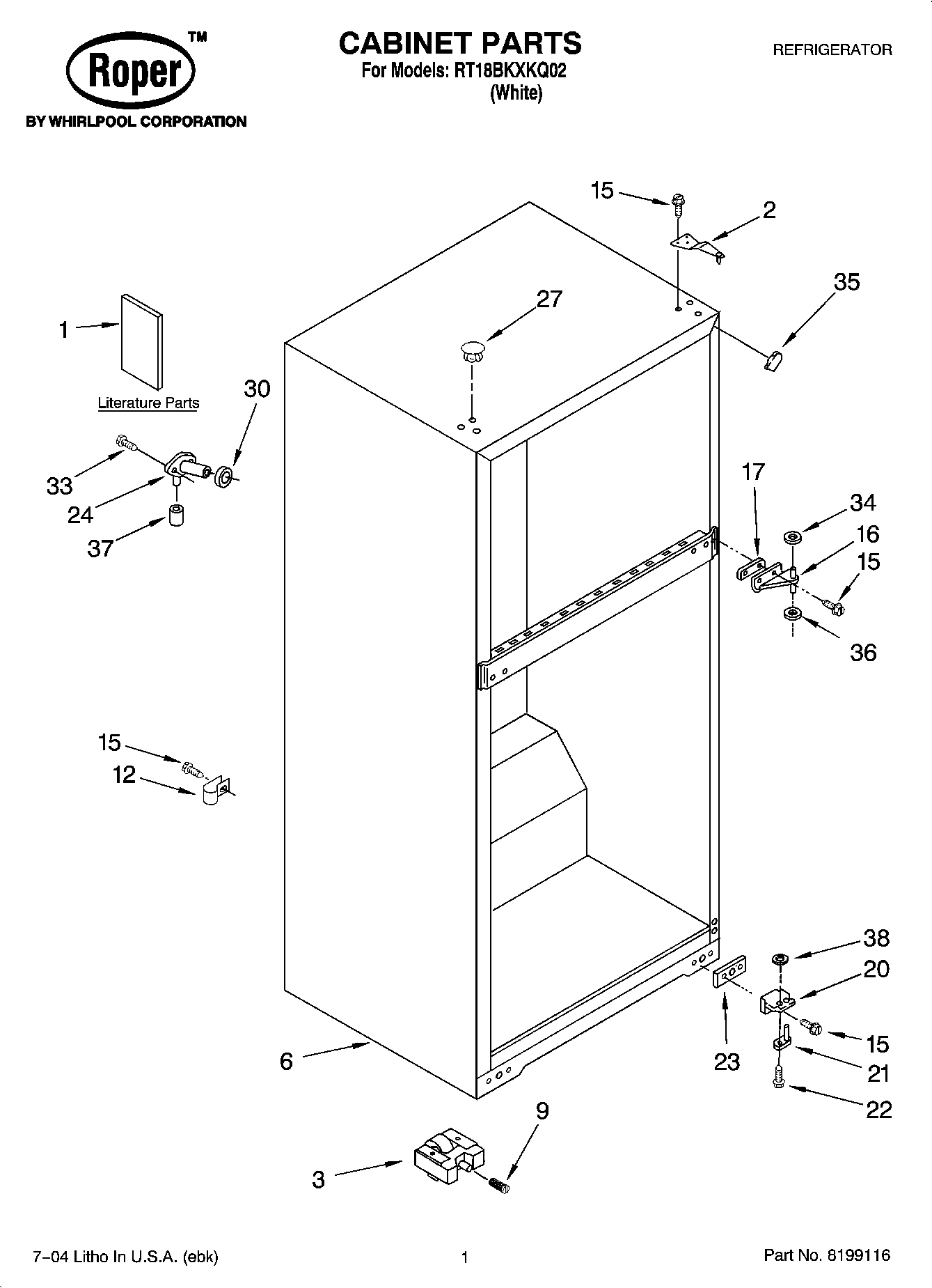 01 - CABINET PARTS
