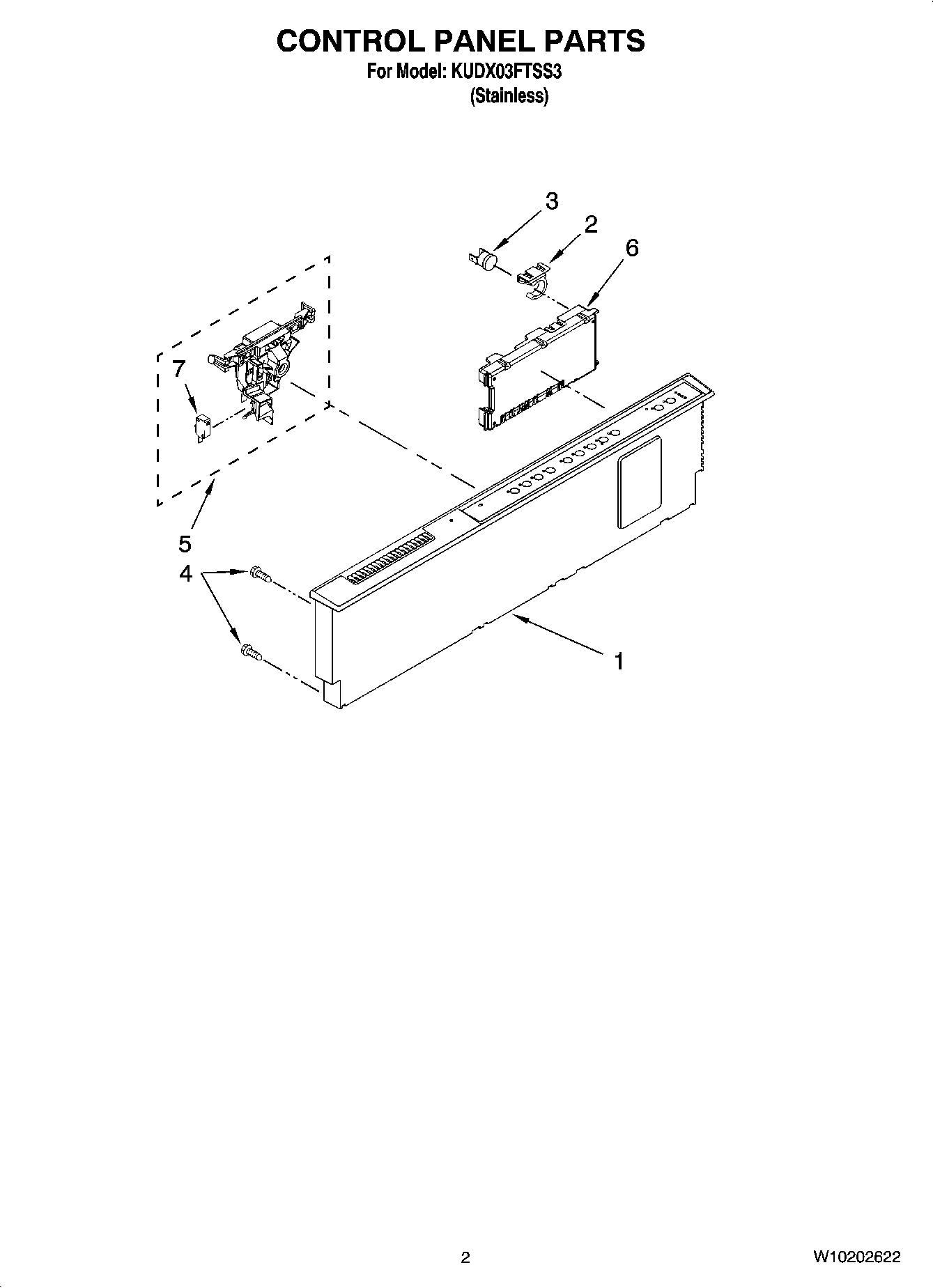 02 - CONTROL PANEL PARTS