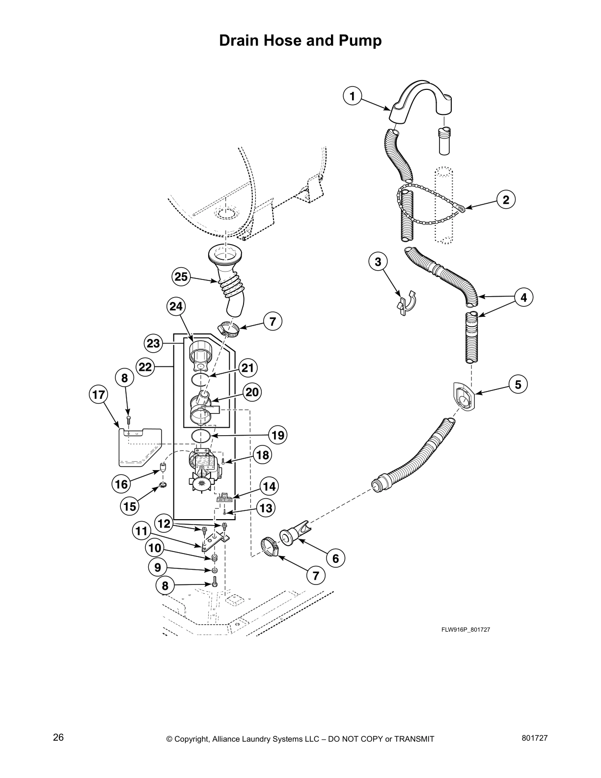 Drain Hose and Pump