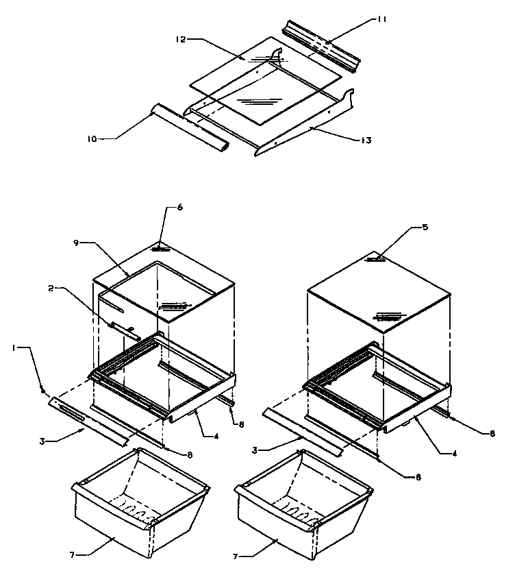 11 - REF SHELVING AND DRAWERS
