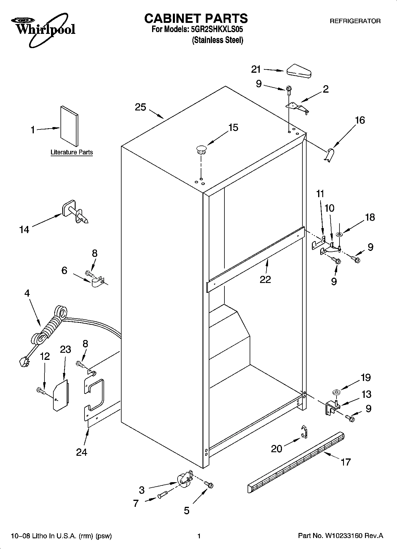 01 - CABINET PARTS