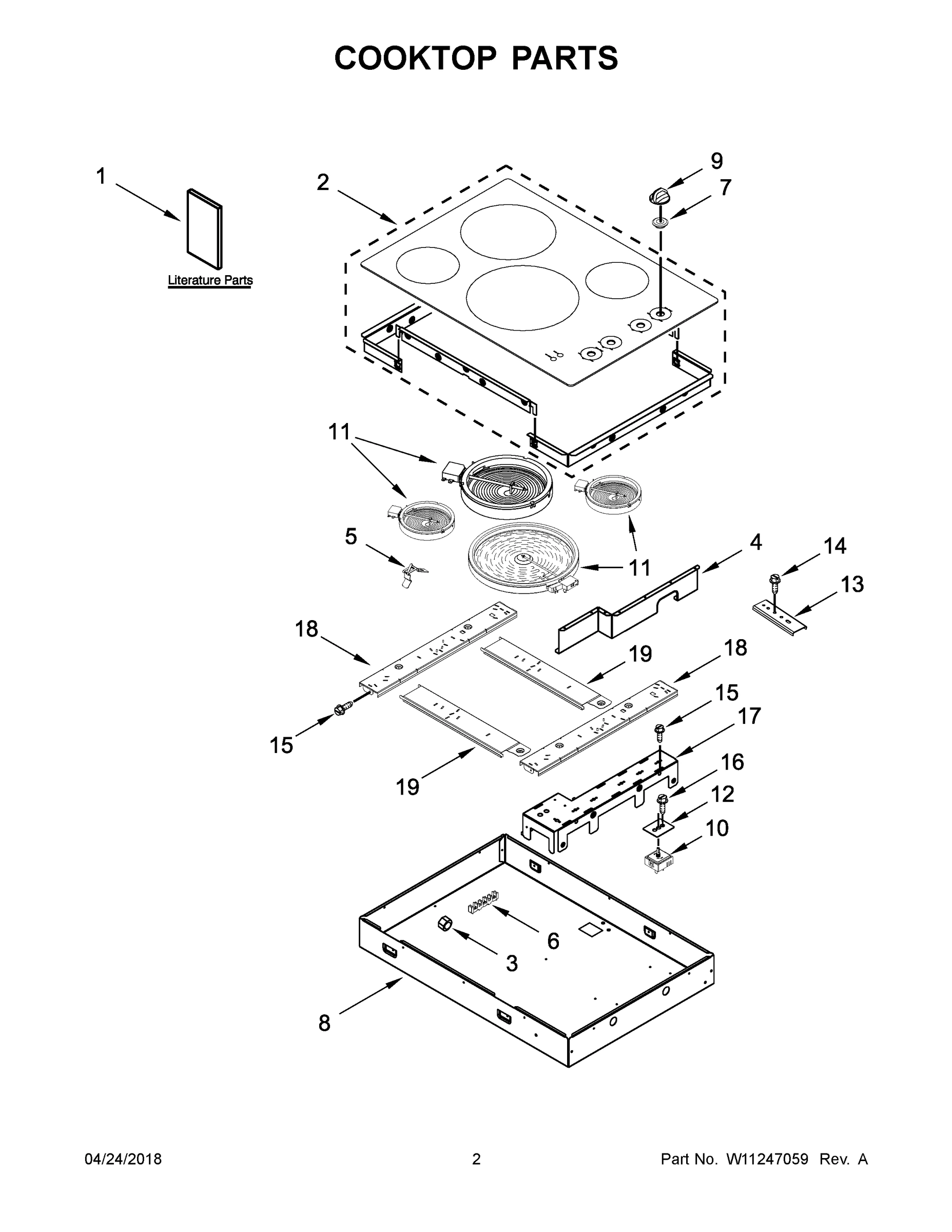 02 - COOKTOP PARTS
