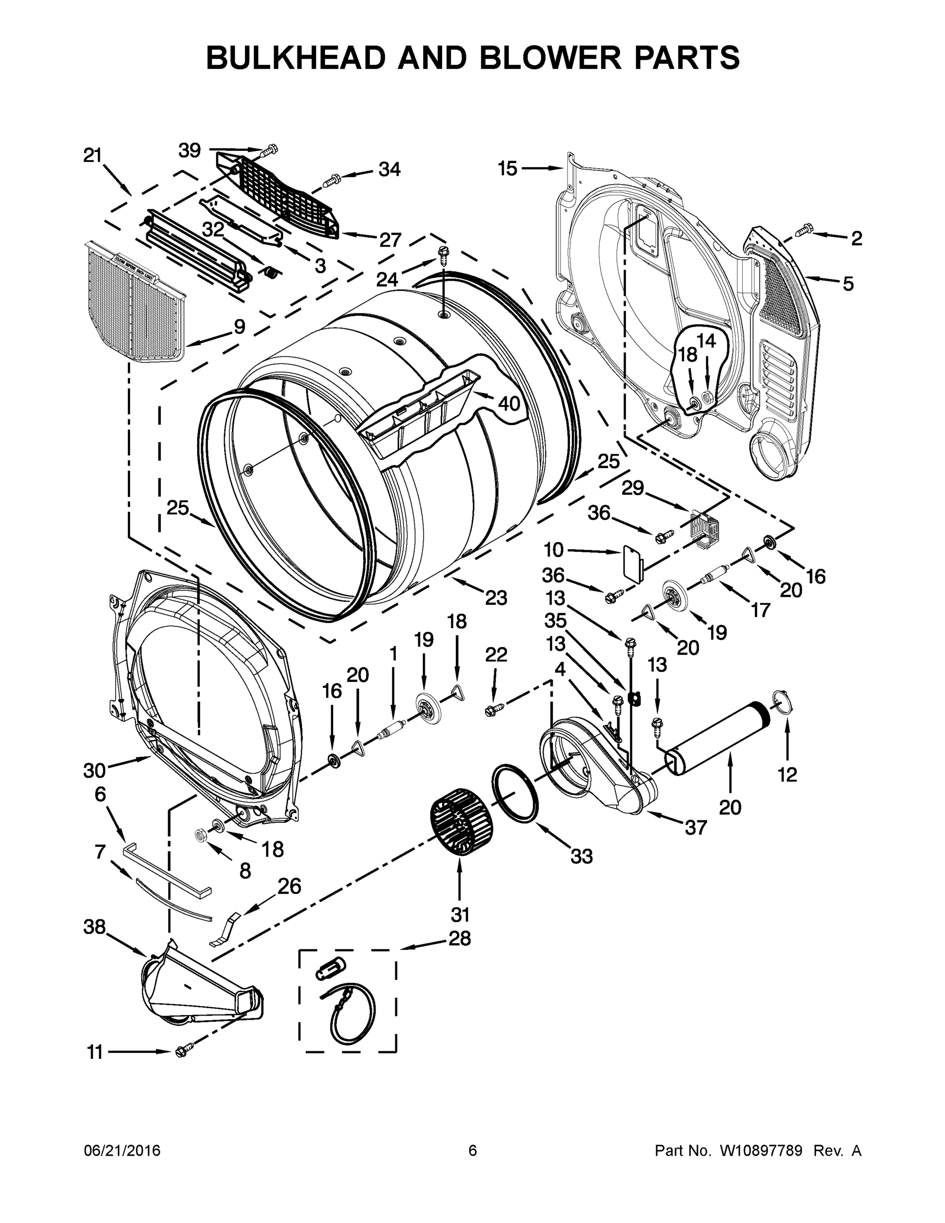 04 - BULKHEAD AND BLOWER PARTS