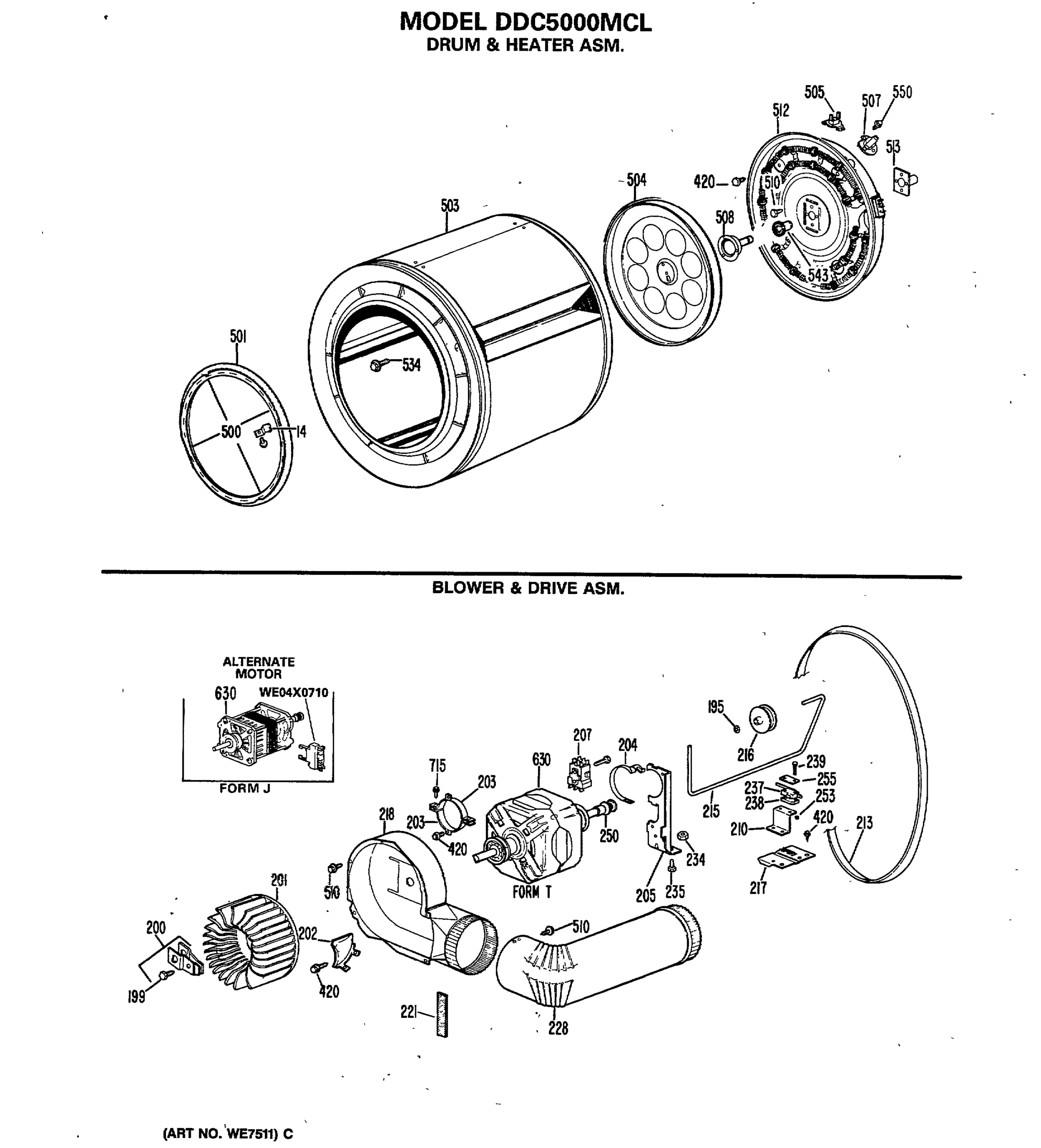 DRUM & HEATER ASM.