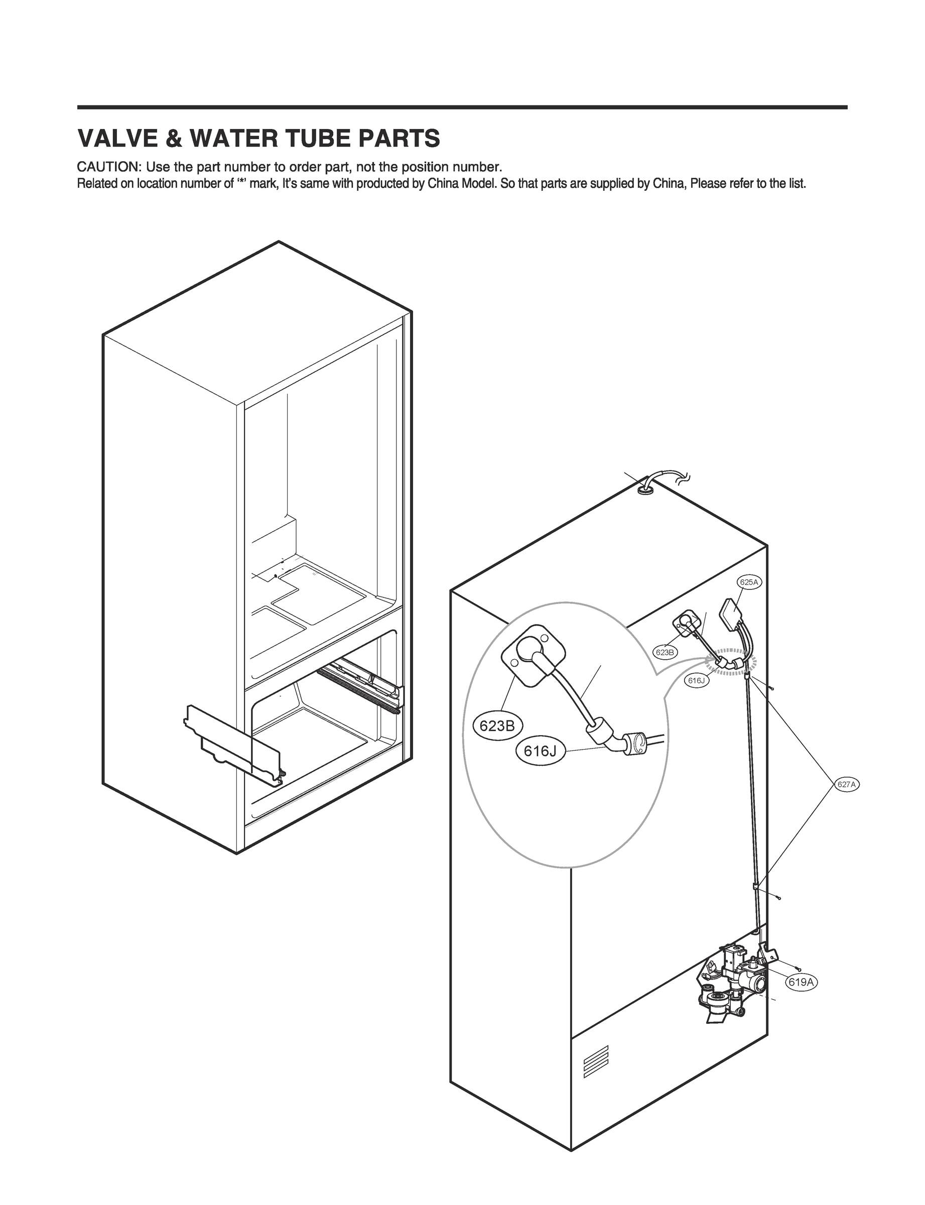 VALVE & WATER TUBE PARTS