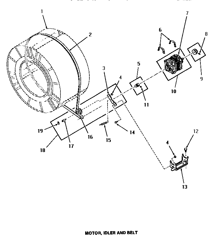 09 - MOTOR, IDLER & BELT