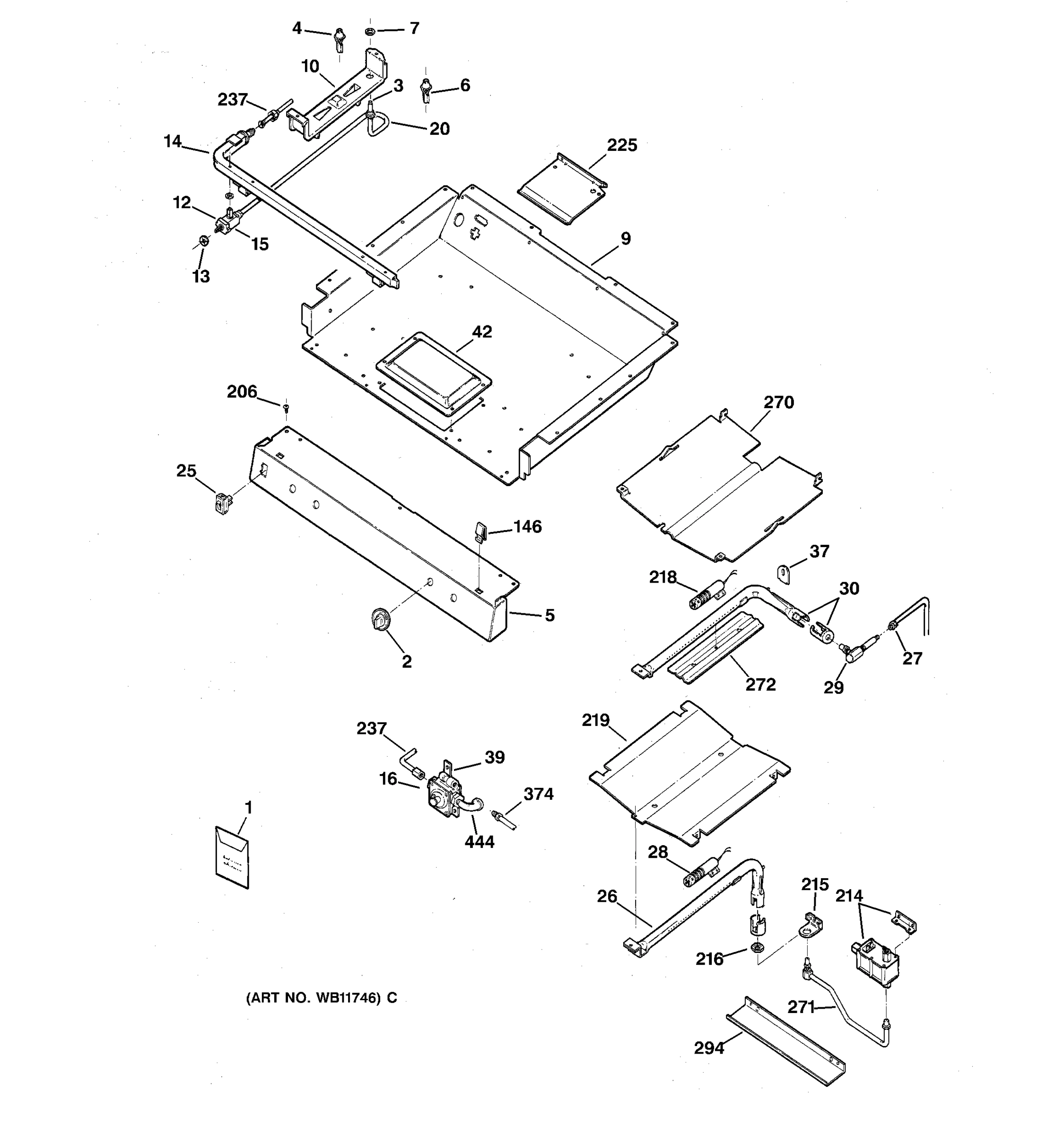 GAS BURNER PARTS