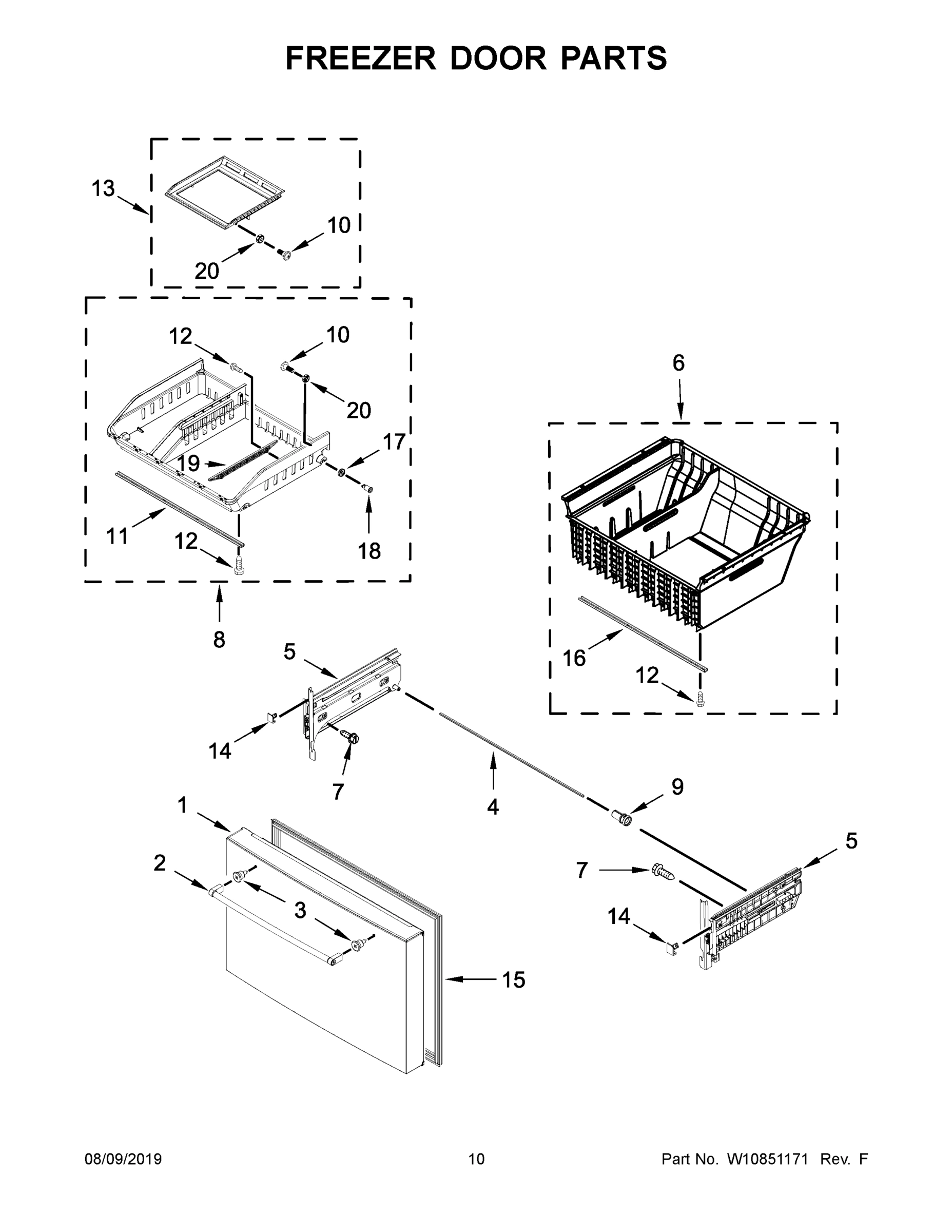 06 - FREEZER DOOR PARTS