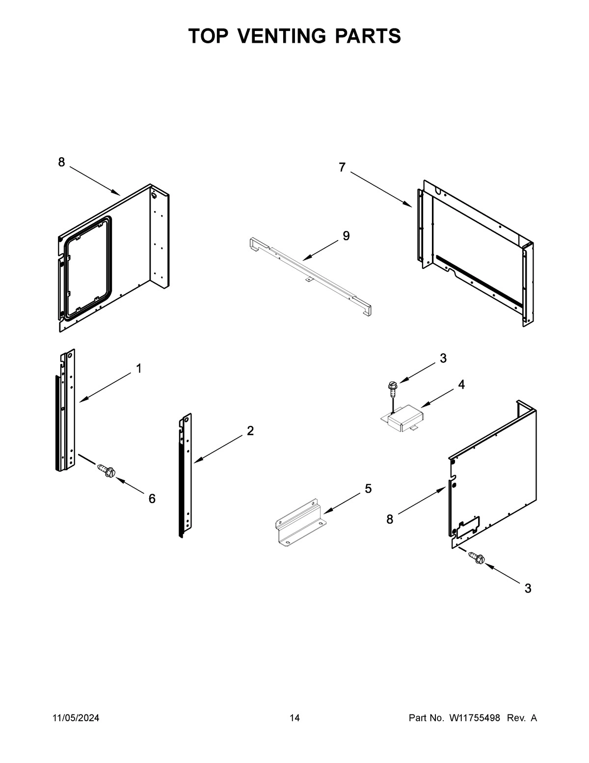 08 - TOP VENTING PARTS