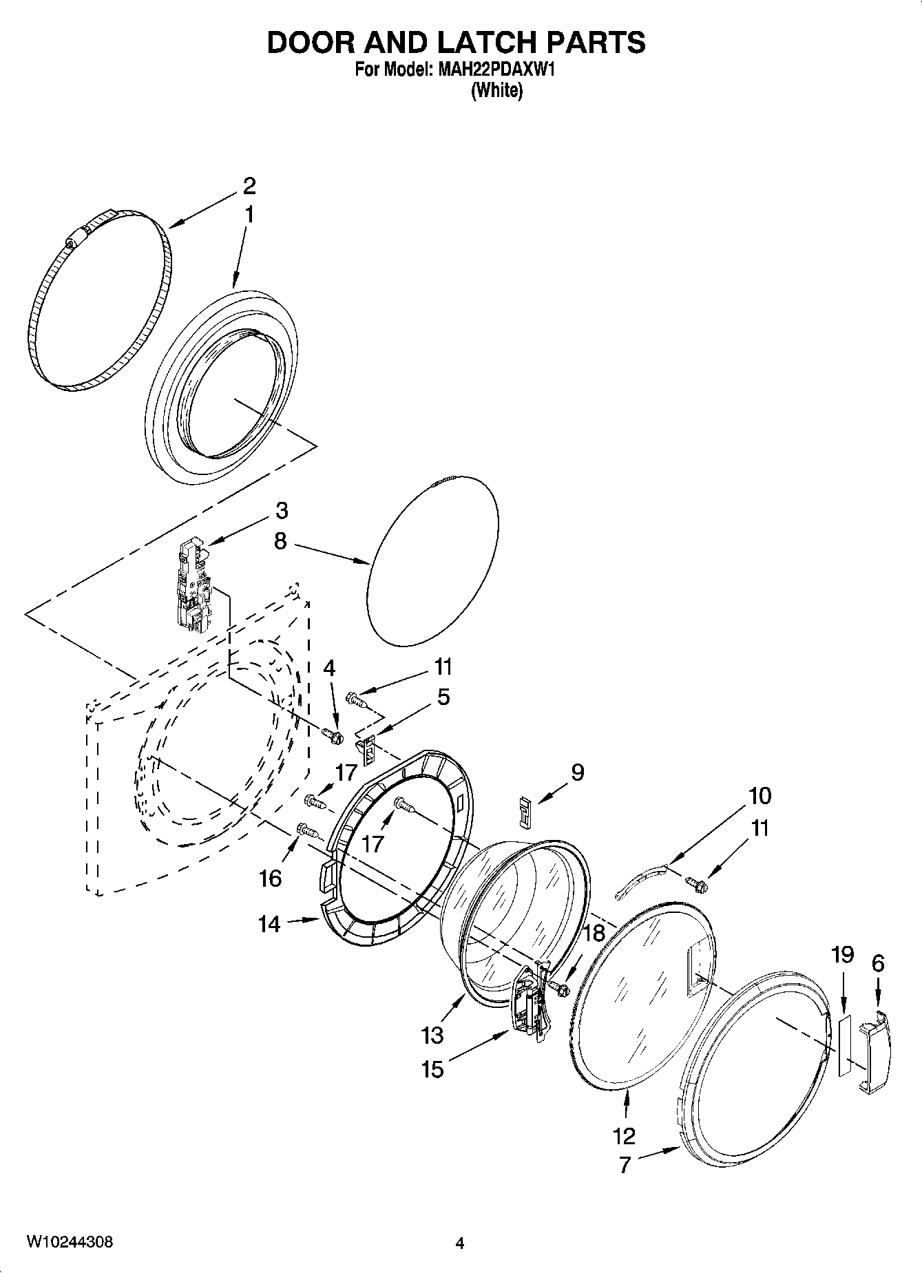 02 - DOOR AND LATCH PARTS