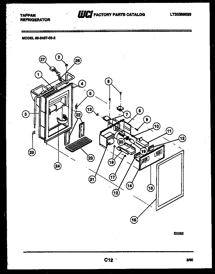 07 - ICE DOOR, DISPENSER AND WATER TANK