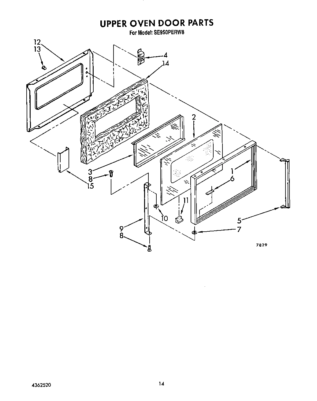 09 - UPPER OVEN DOOR