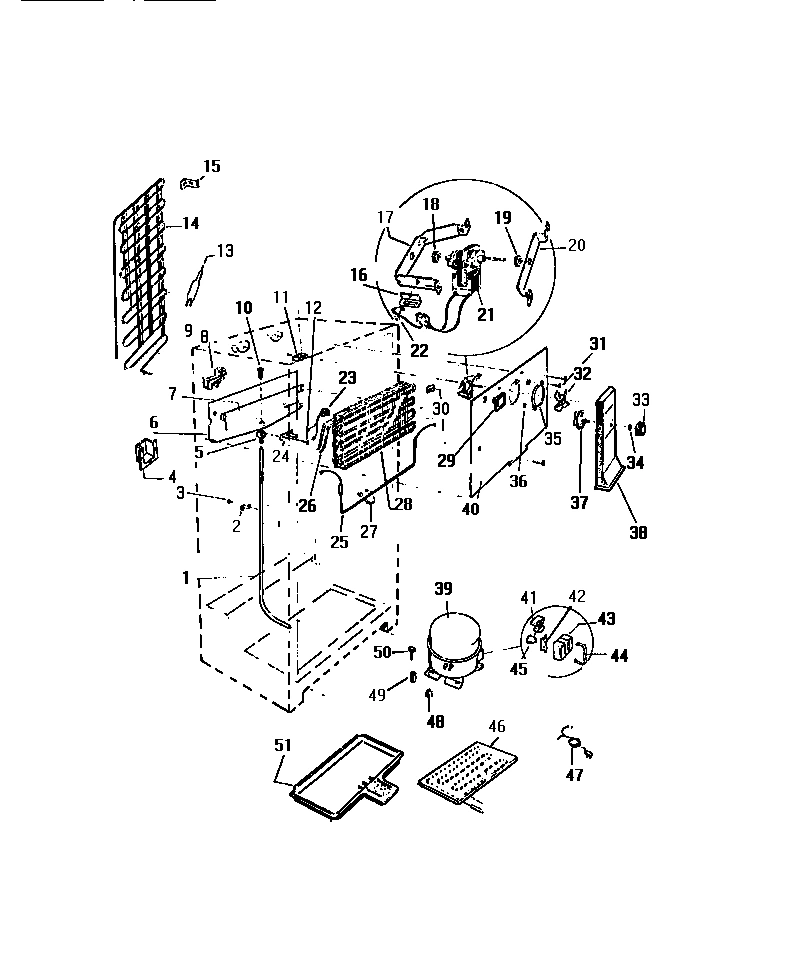 04 - EVAPORATOR, FAN ASSY.