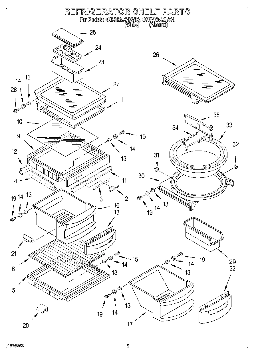 04 - REFRIGERATOR SHELF