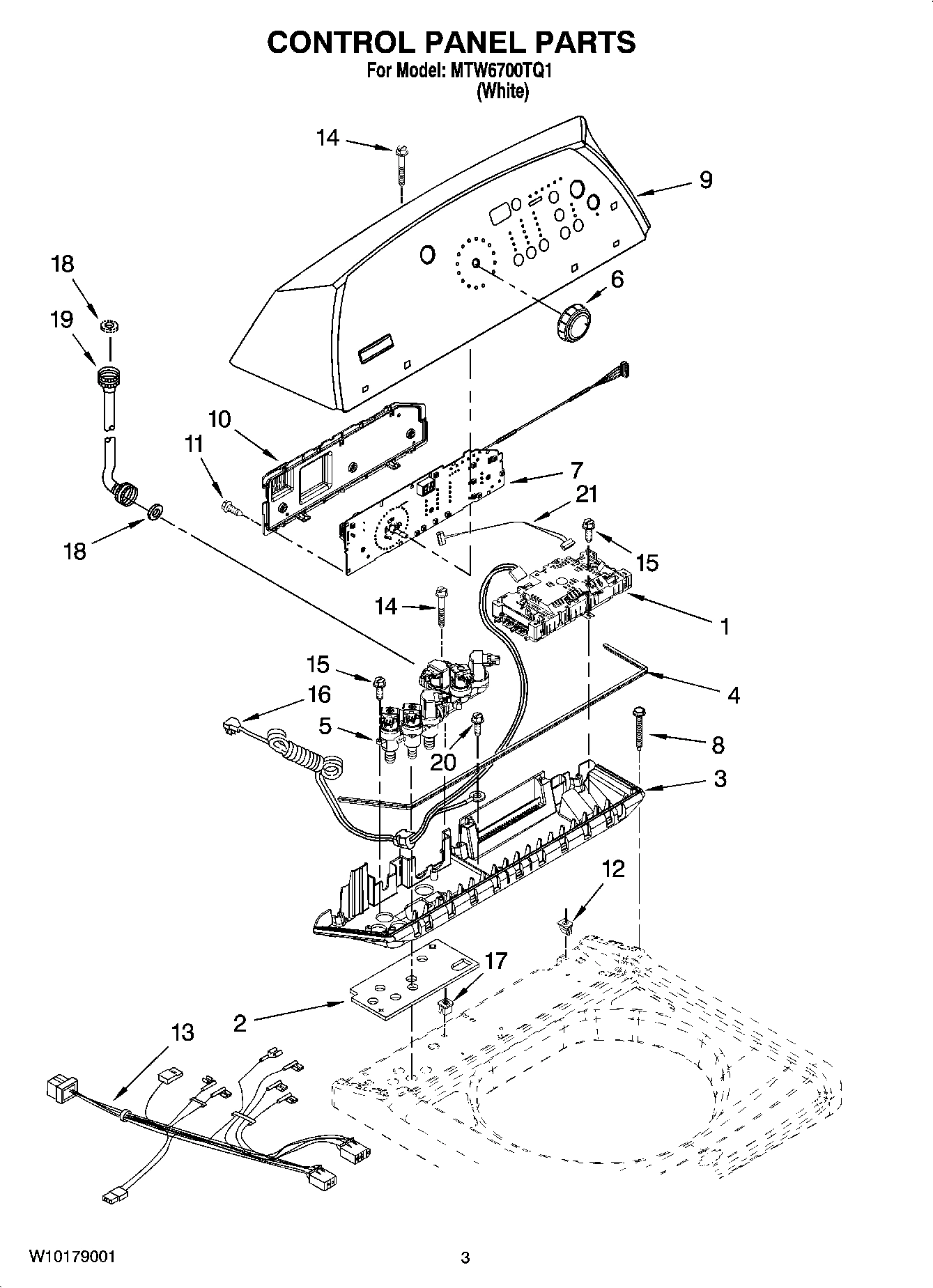 02 - CONTROL PANEL PARTS
