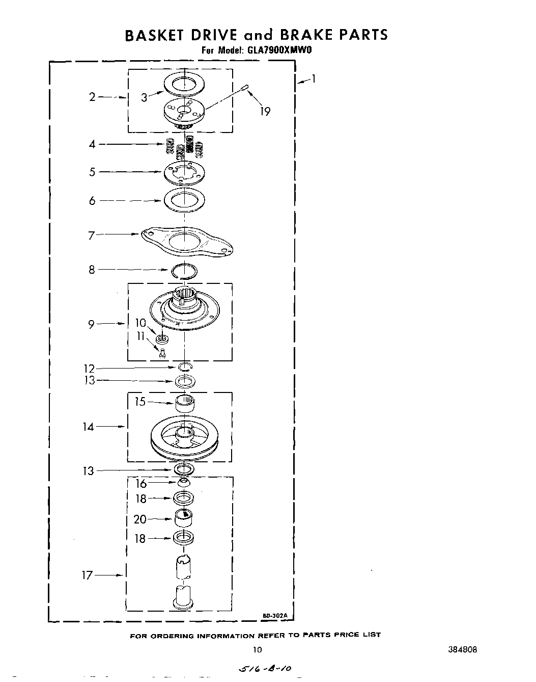 09 - BASKET DRIVE AND BRAKE