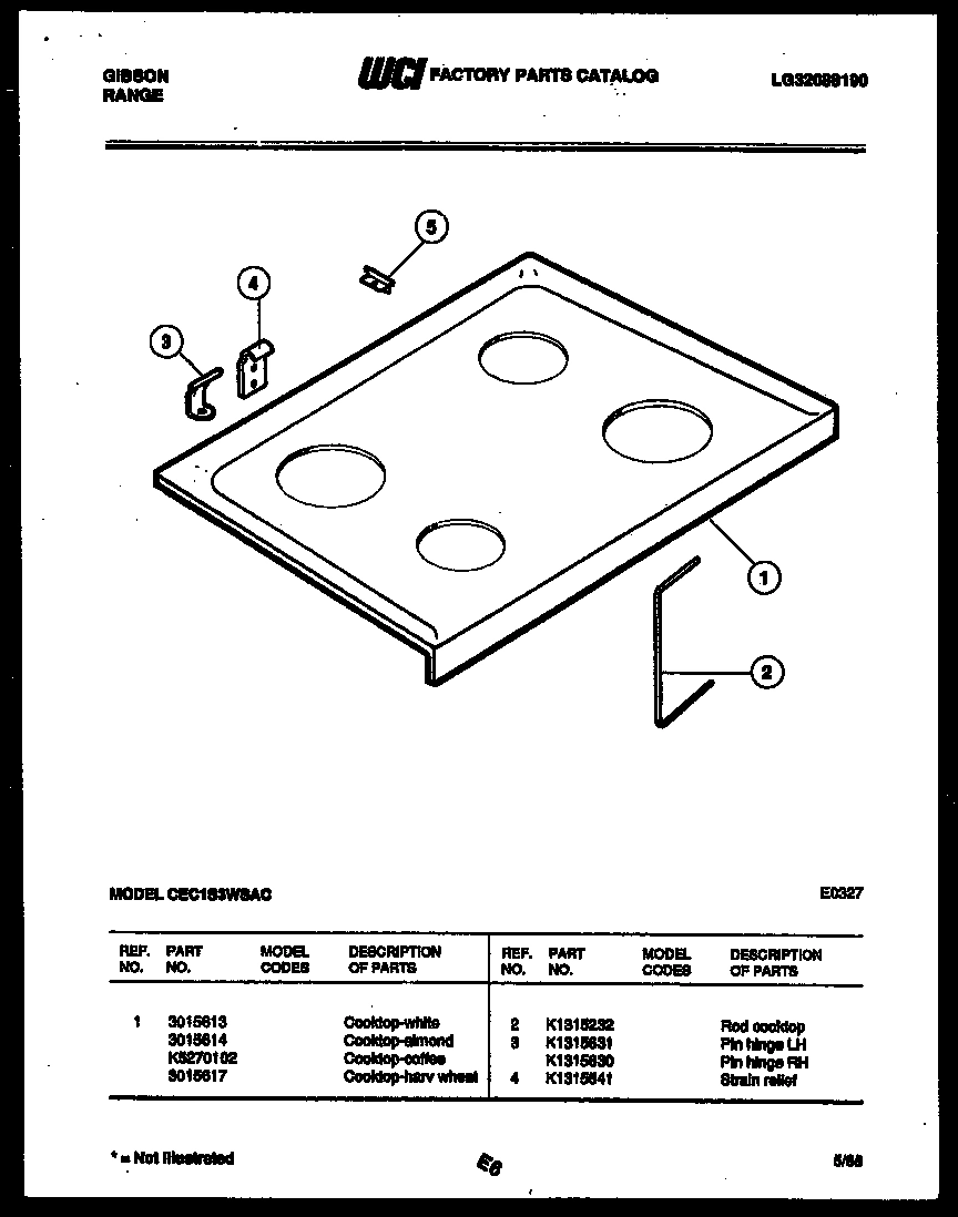 03 - COOKTOP PARTS