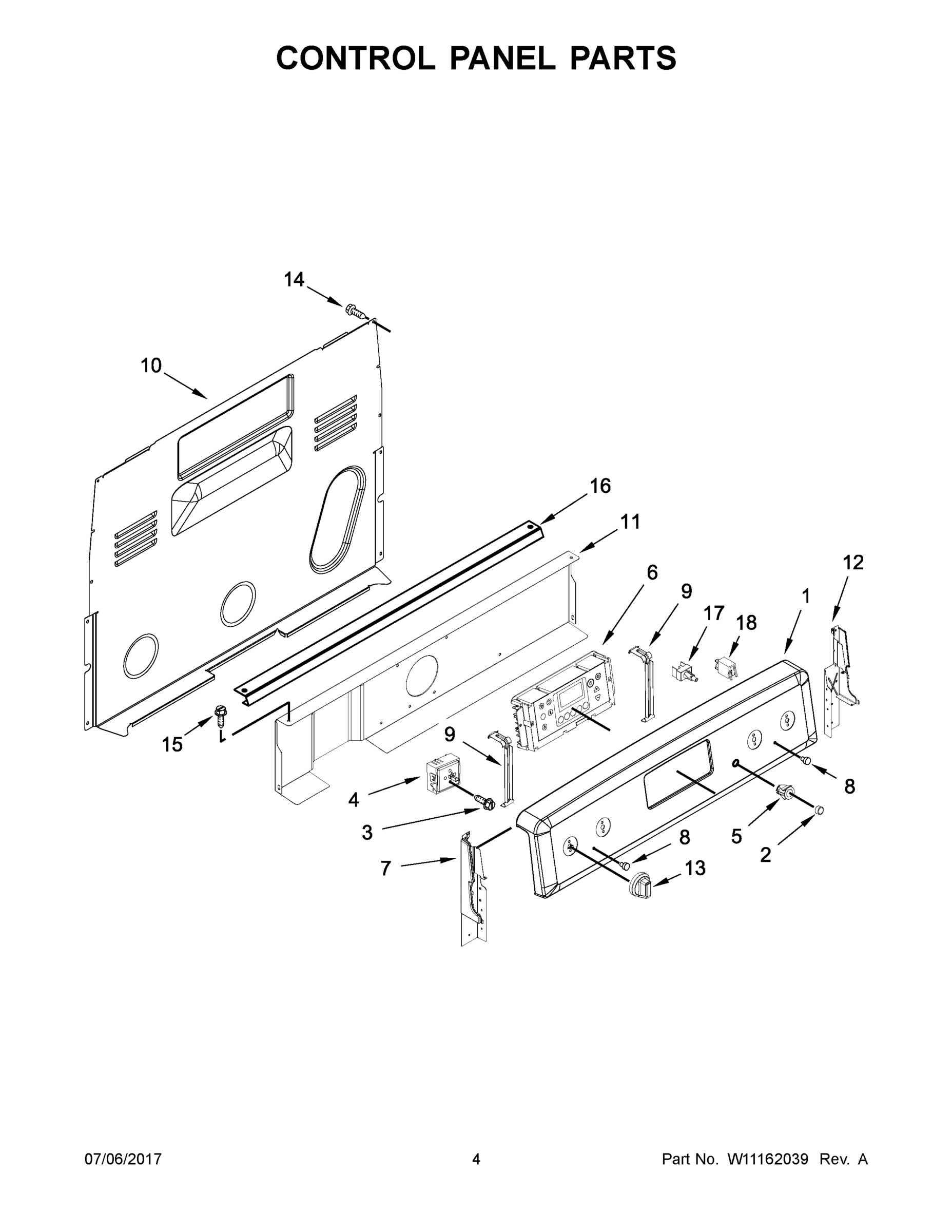 03 - CONTROL PANEL PARTS