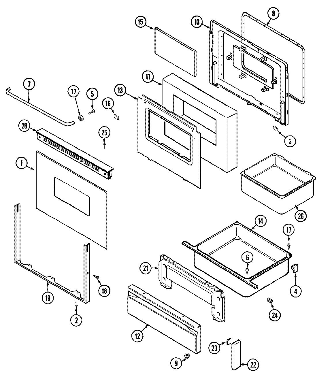 04 - DOOR/DRAWER (SER. PRE. 13)
