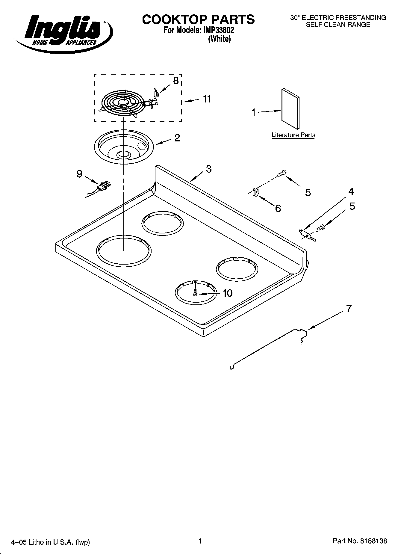 01 - COOKTOP PARTS