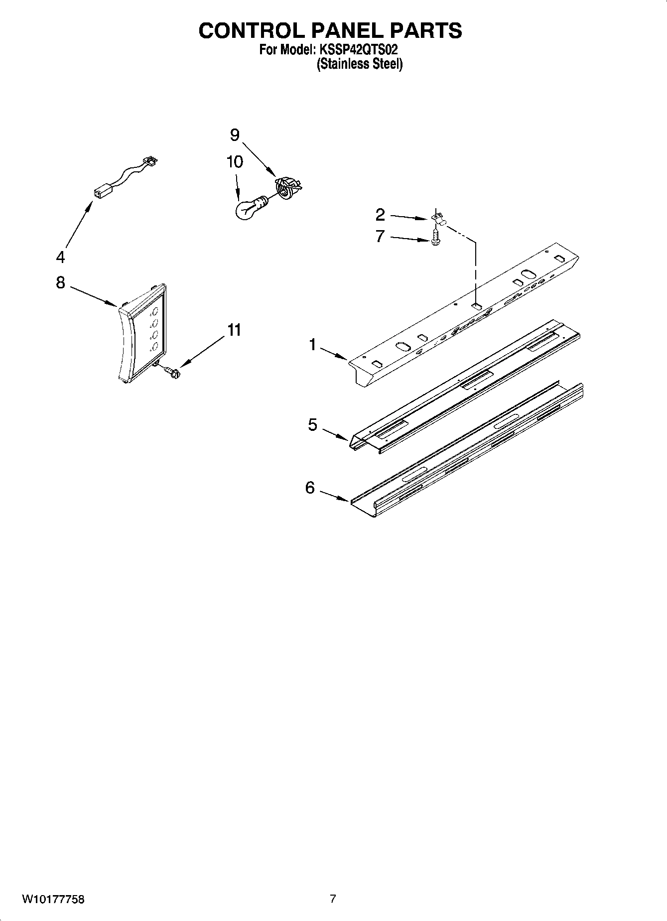 05 - CONTROL PANEL PARTS