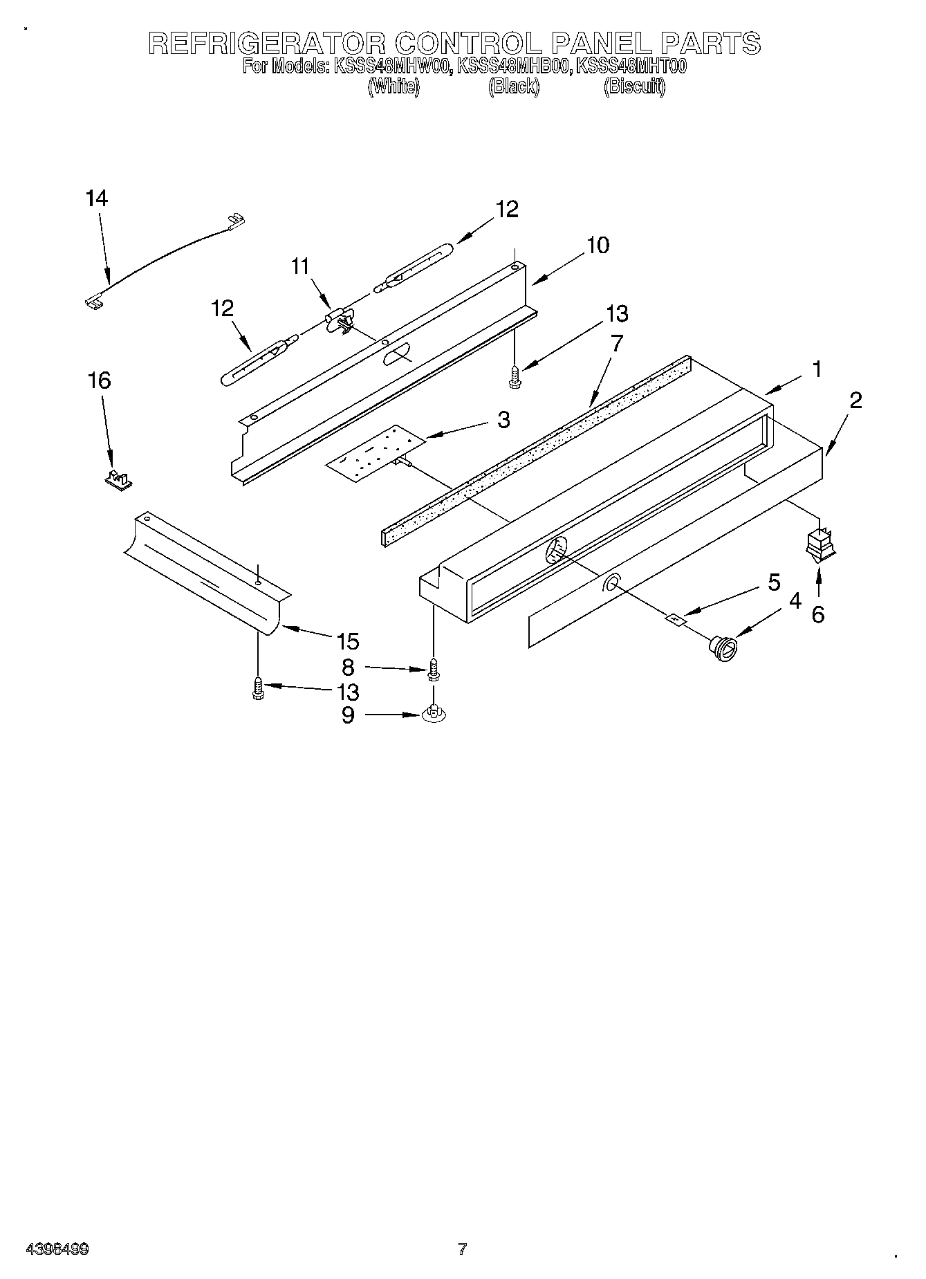 05 - REFRIGERATOR CONTROL PANEL