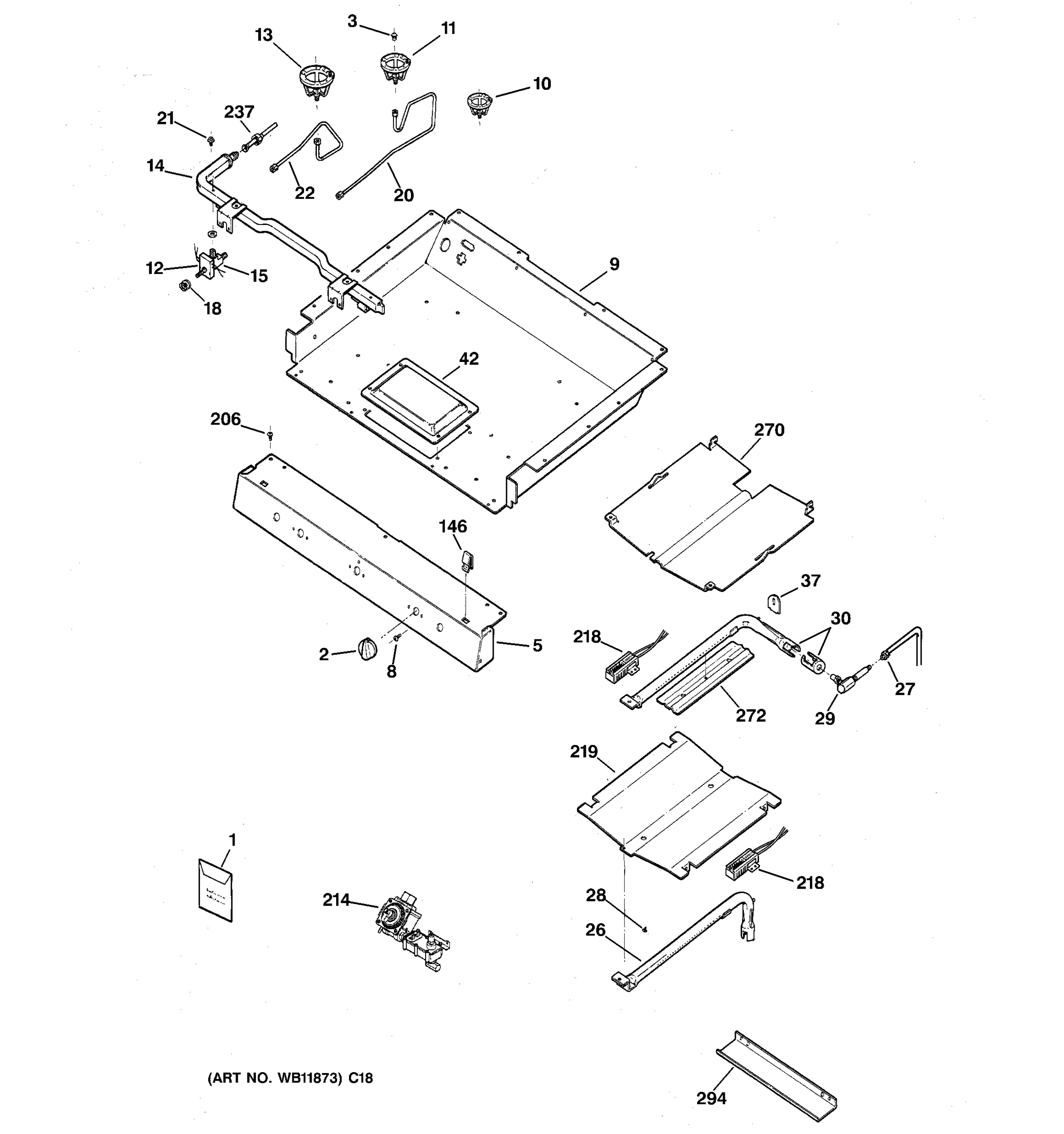 GAS & BURNER PARTS