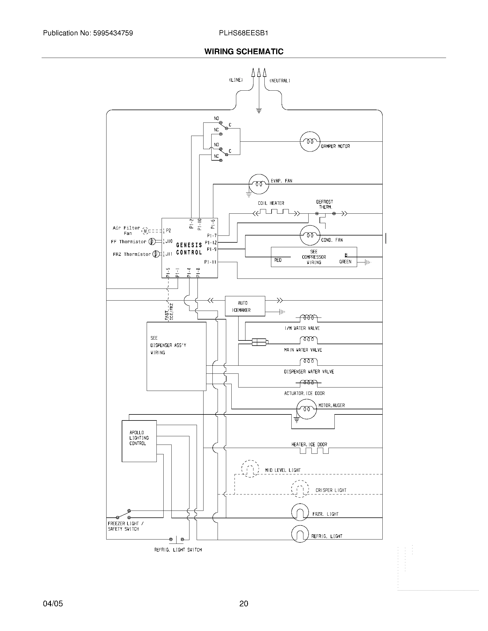 20 - WIRING SCHEMATIC