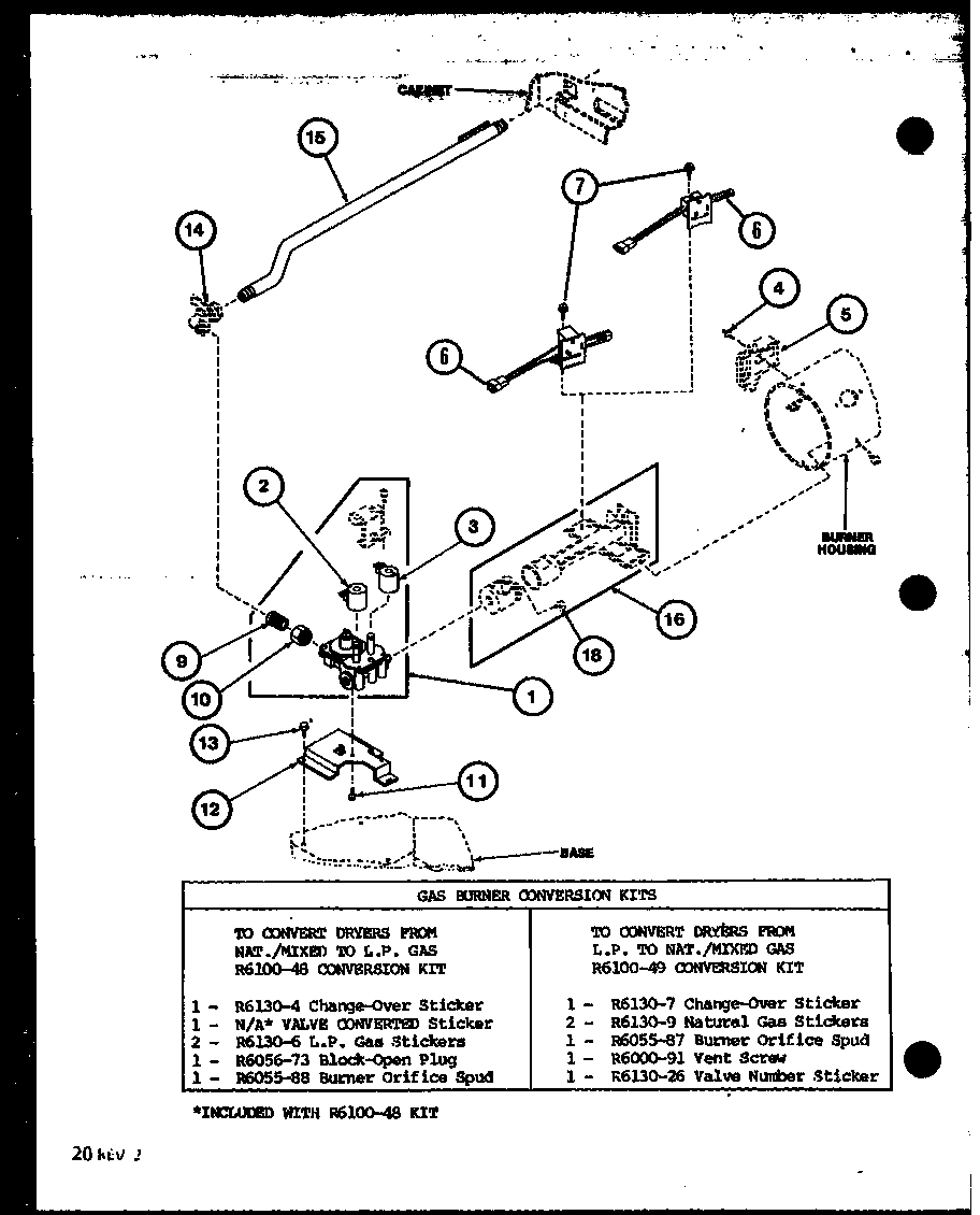 03 - GAS BURNER CONVERSION KITS