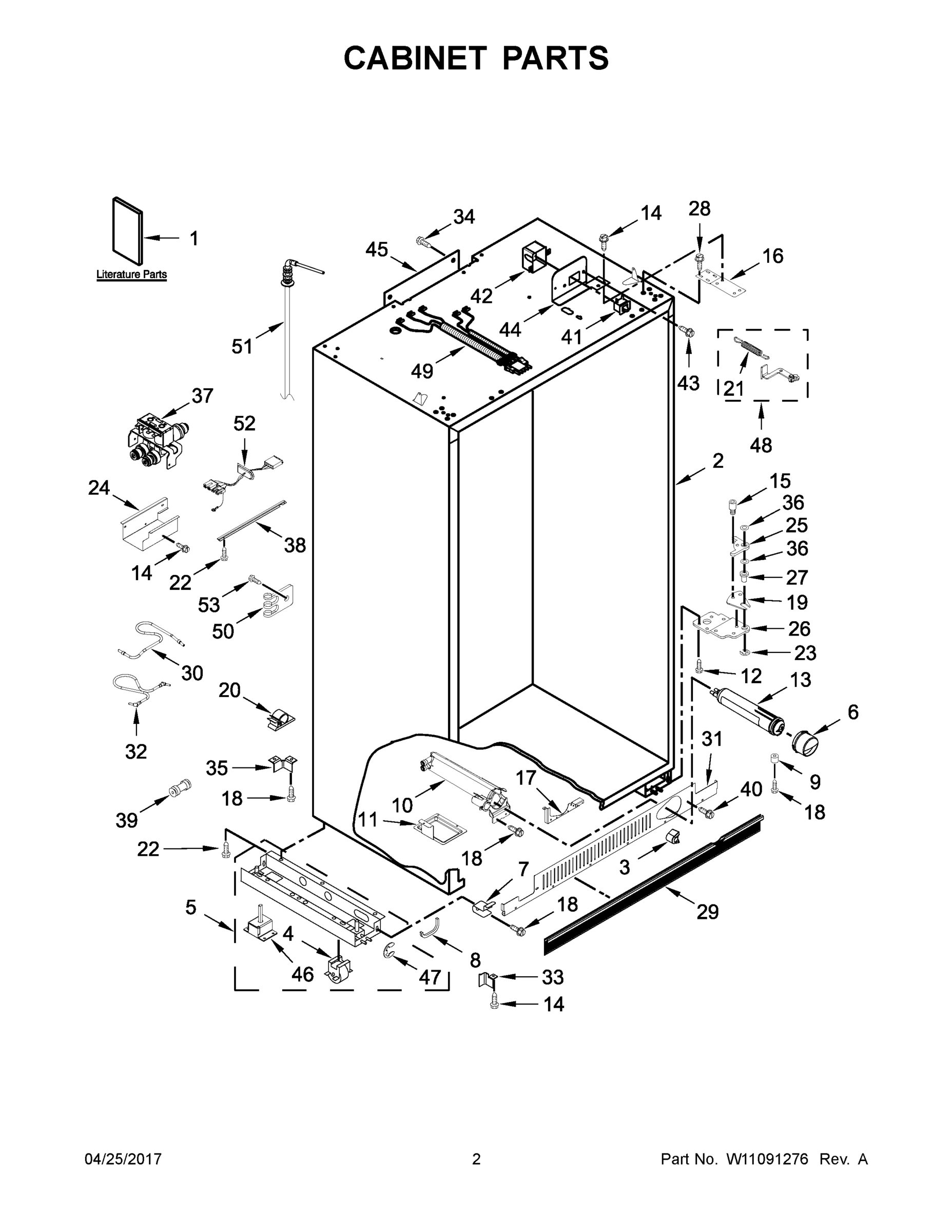 02 - CABINET PARTS