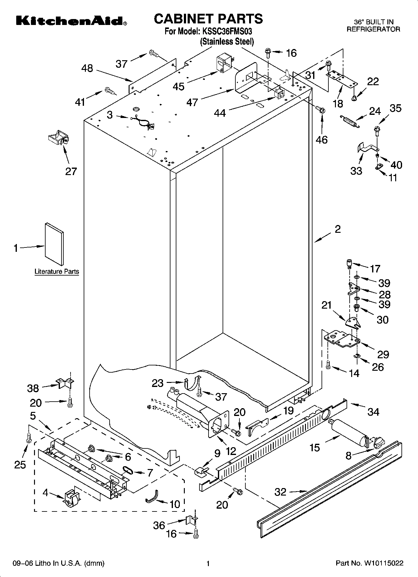 01 - CABINET PARTS