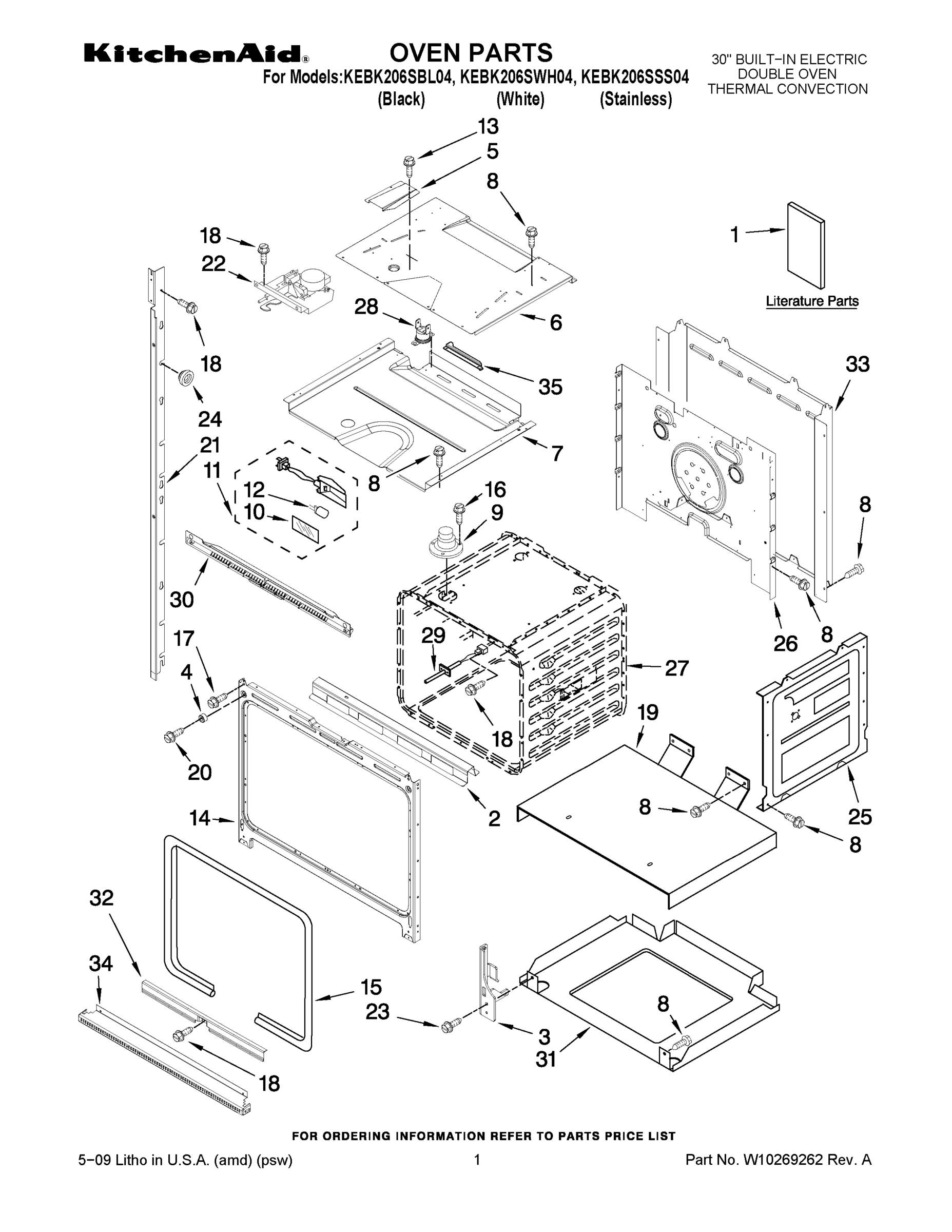 01 - OVEN PARTS