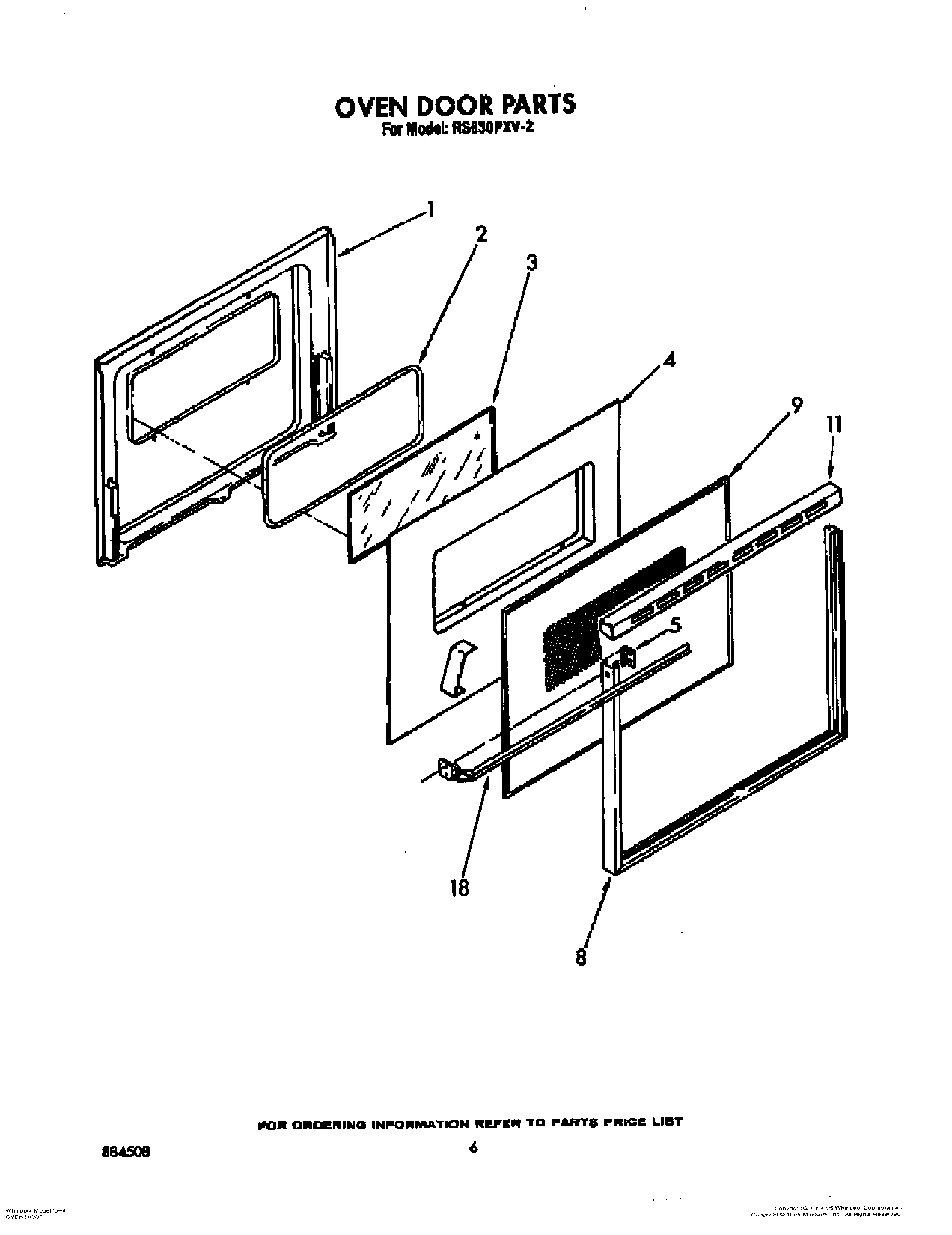 05 - OVEN DOOR, OPTIONAL