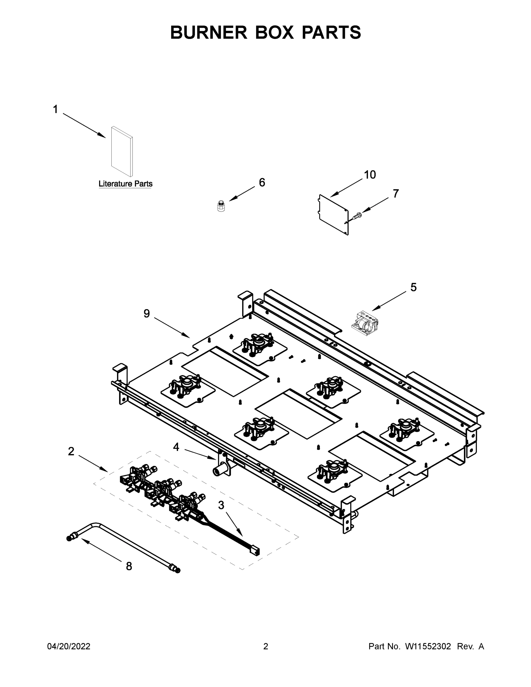 02 - BURNER BOX PARTS