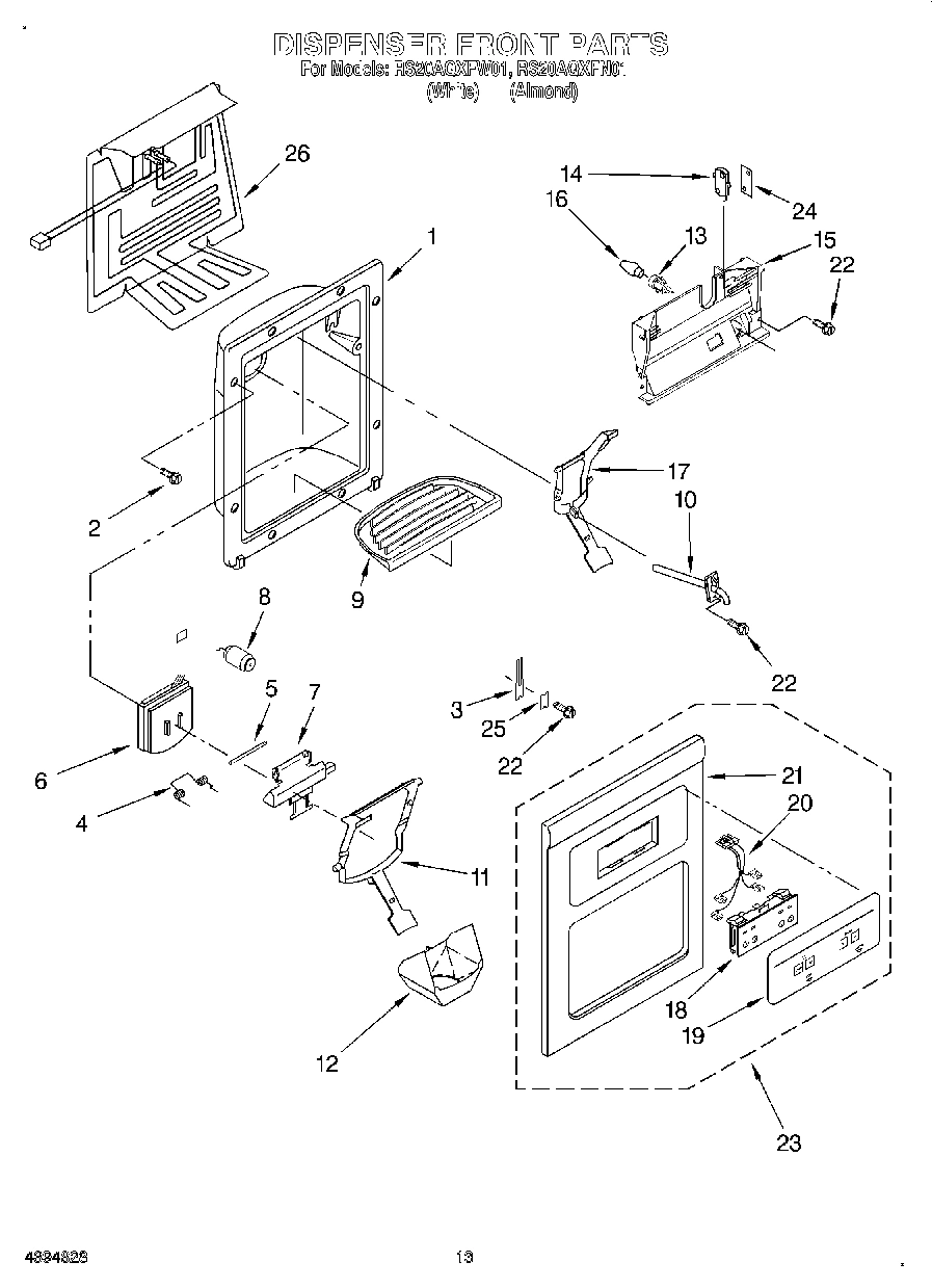 08 - DISPENSER FRONT