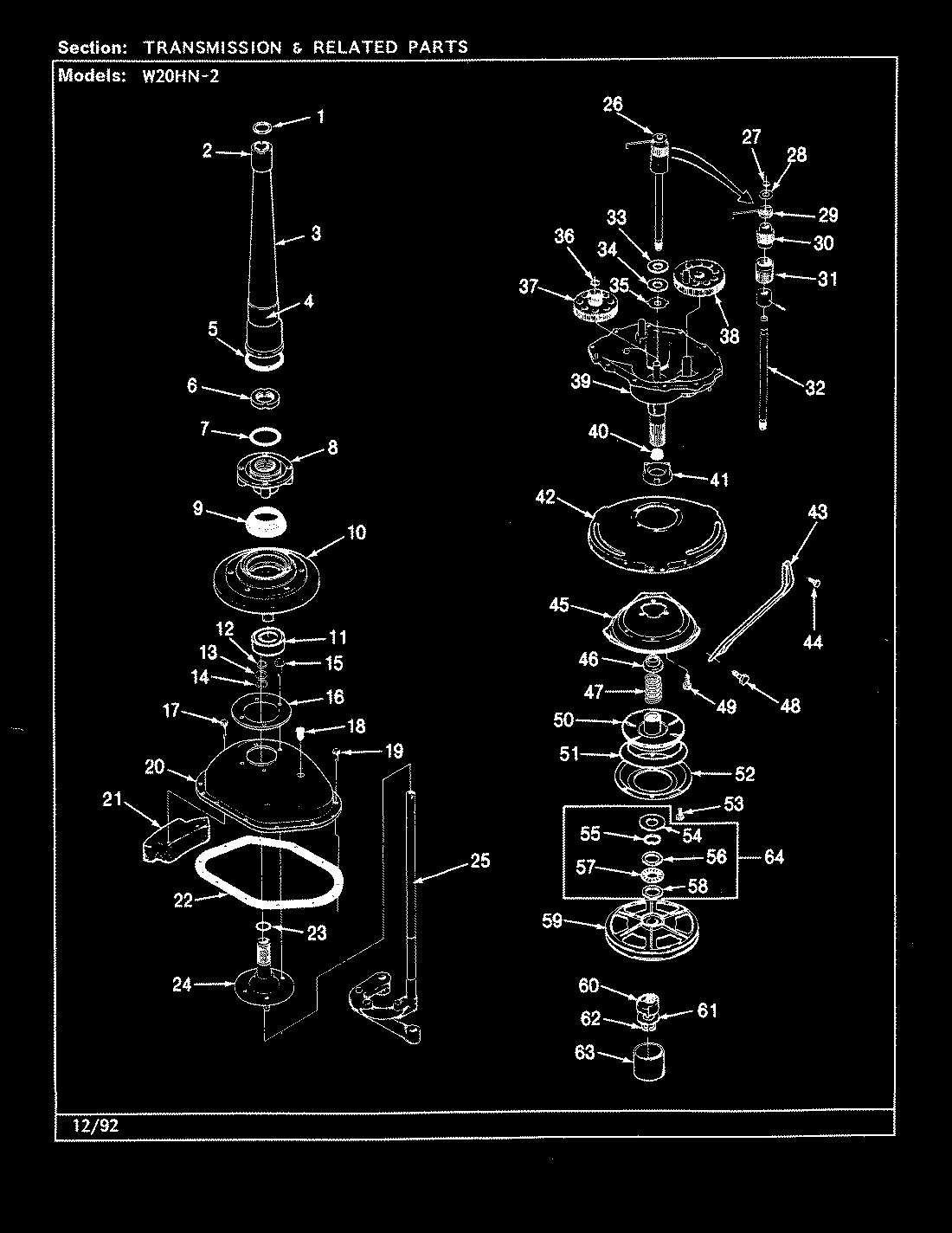 10 - TRANSMISSION & RELATED PARTS (REV. J-N)