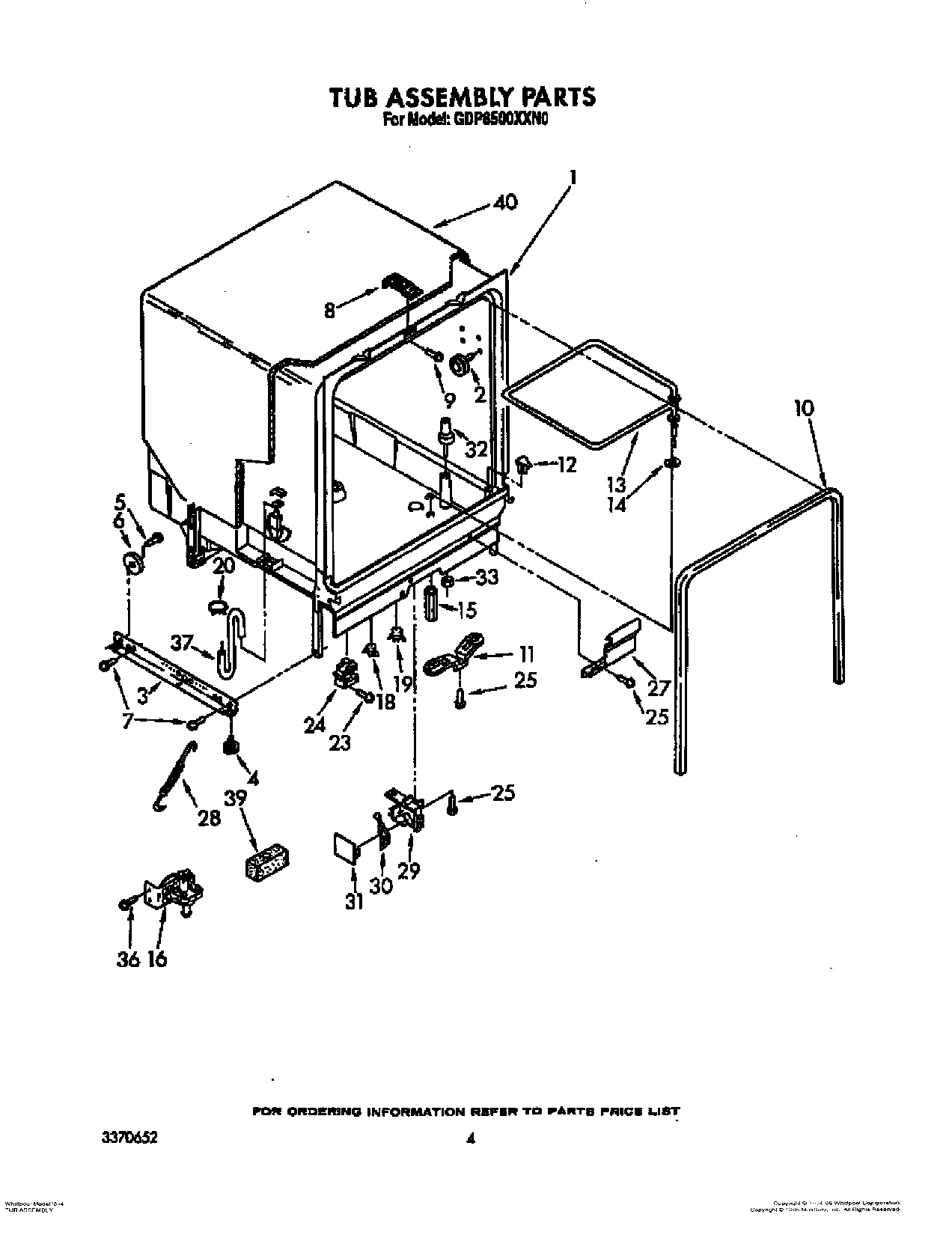04 - TUB ASSEMBLY