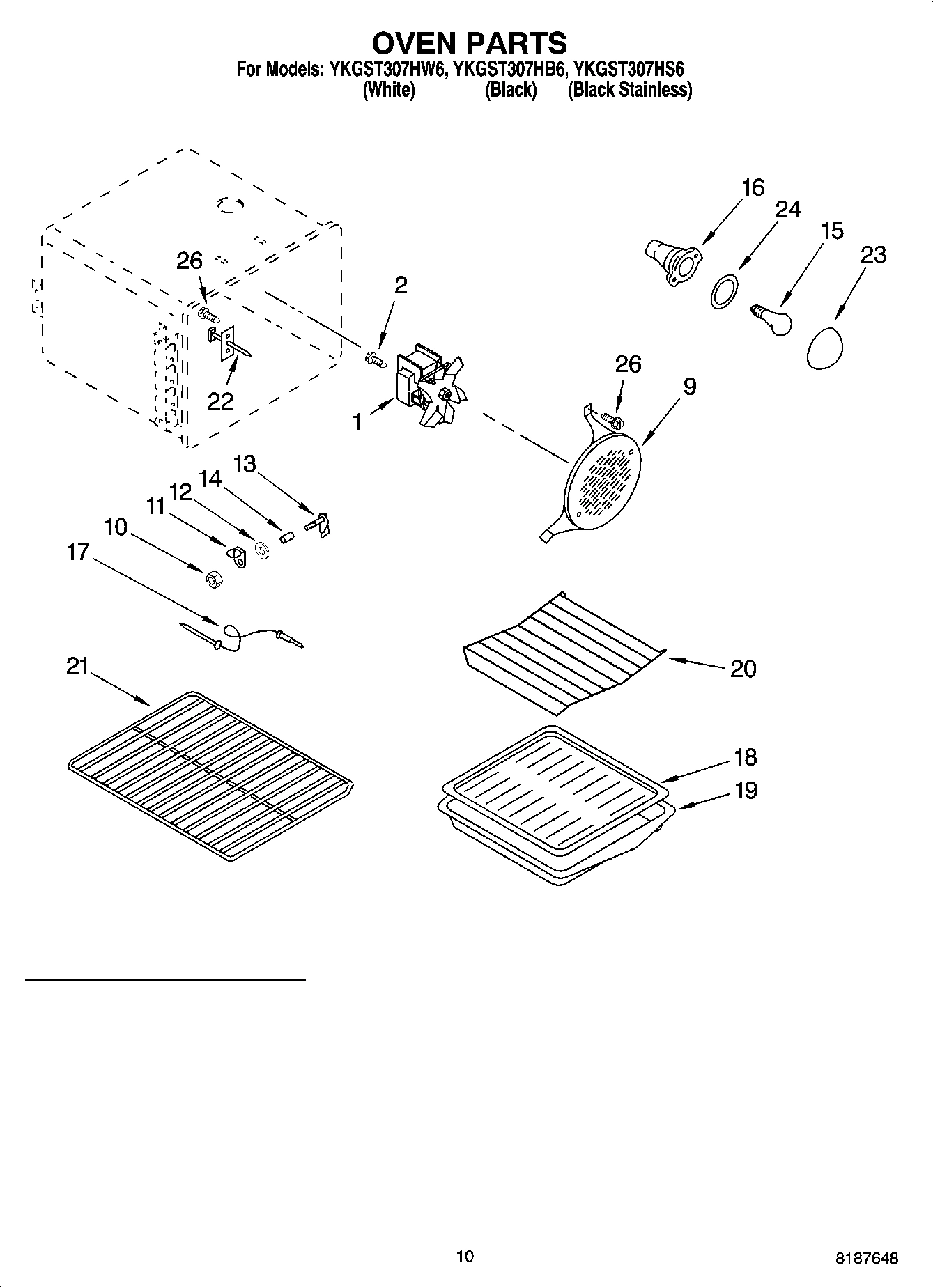 07 - OVEN PARTS