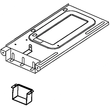 W10310720 Whirlpool Microwave Base