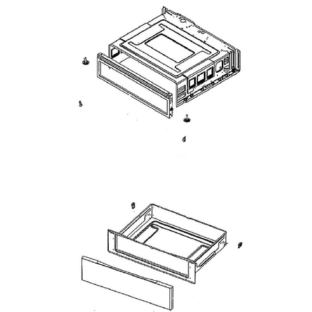 DG90-00035H Samsung Drawer Assembly Main