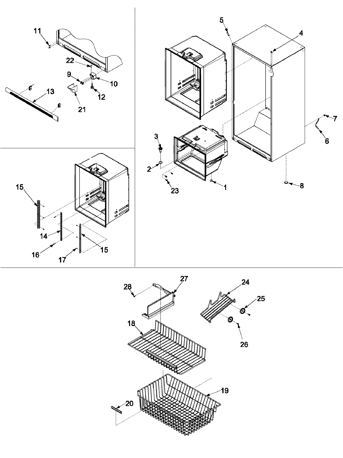 06 - INTERIOR CABINET & FREEZER SHELVING