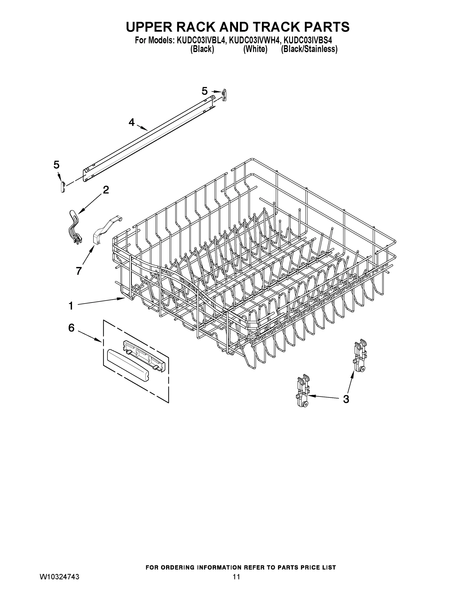09 - UPPER RACK AND TRACK PARTS